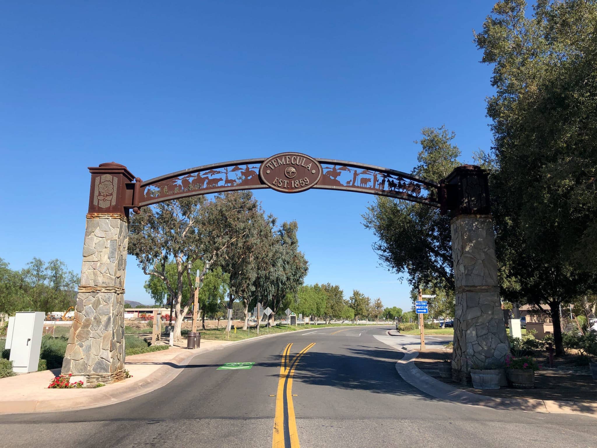 Entrance to old town Temecula, California