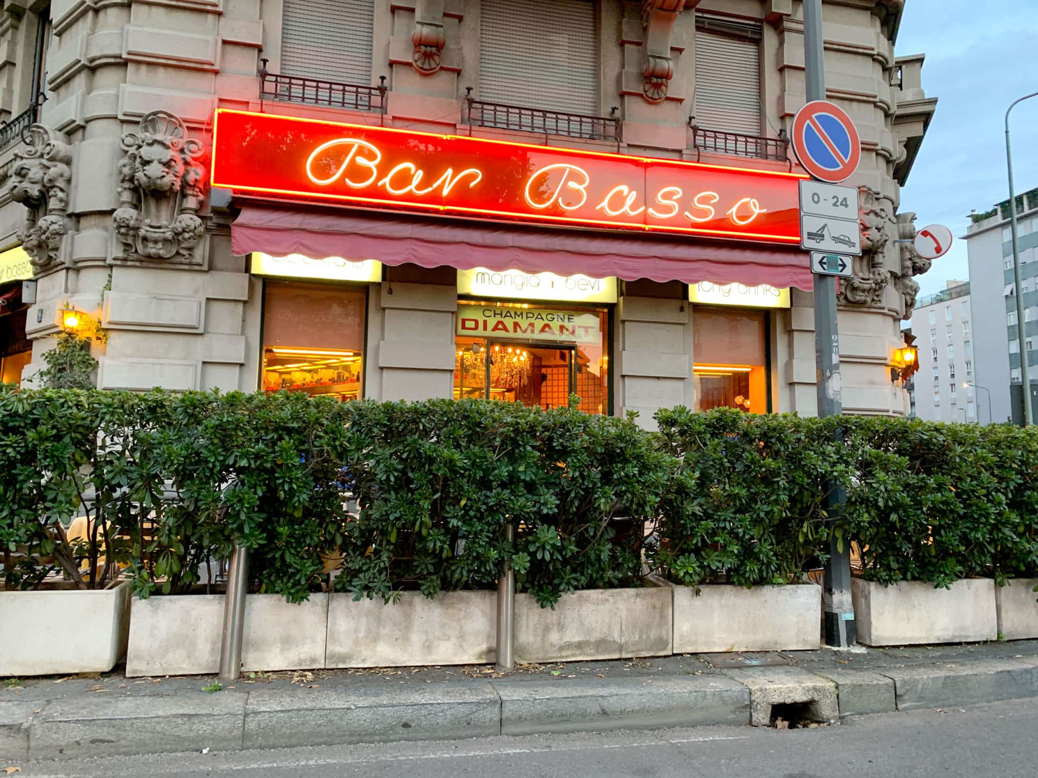 Bar Basso in Milan, Italy