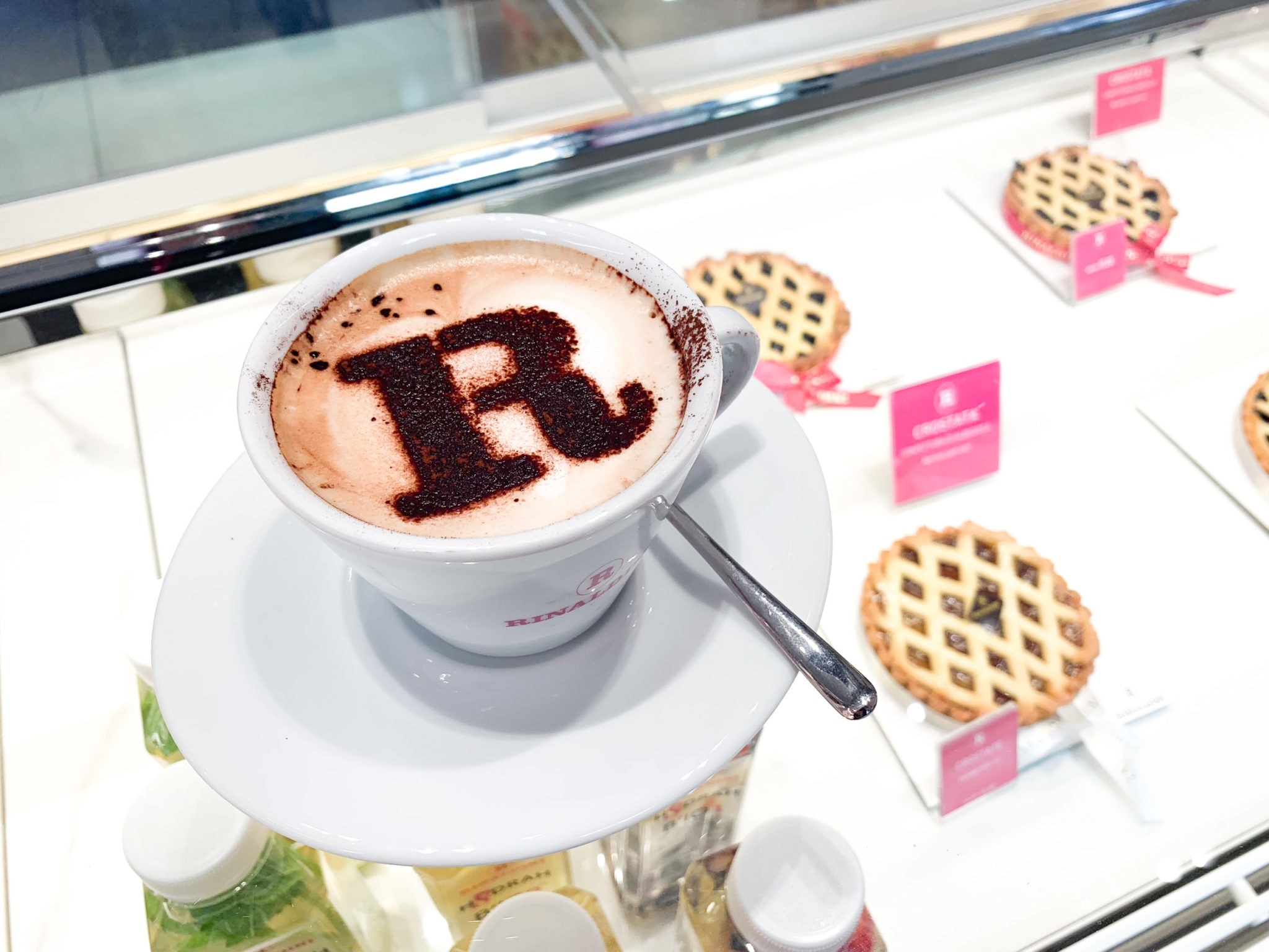 A cappuccino in Milan, where I began learning about Italian coffee culture.