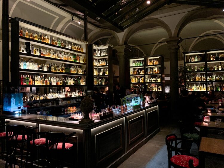 The bar at Locale Firenze