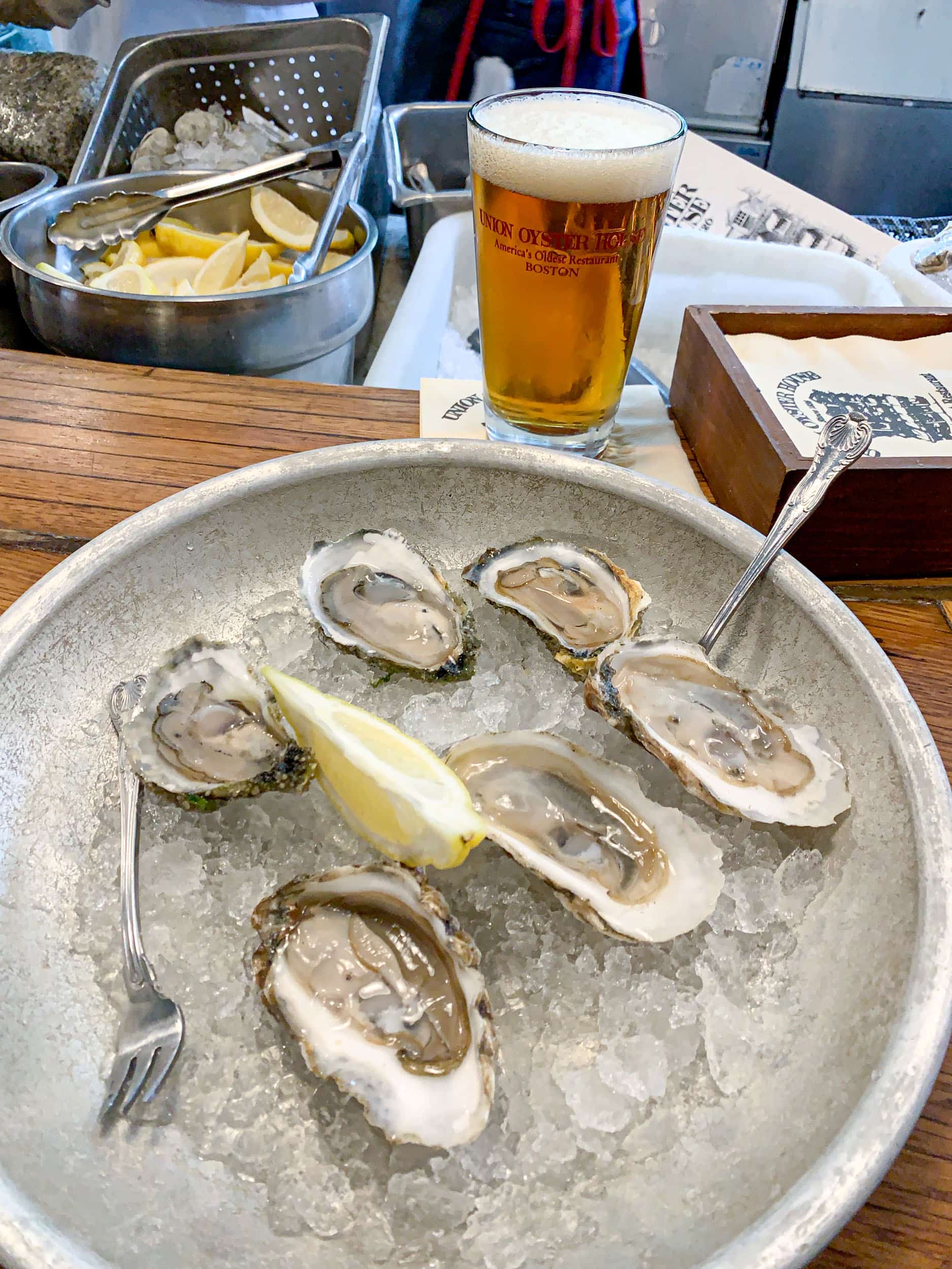 Oysters on the half shell