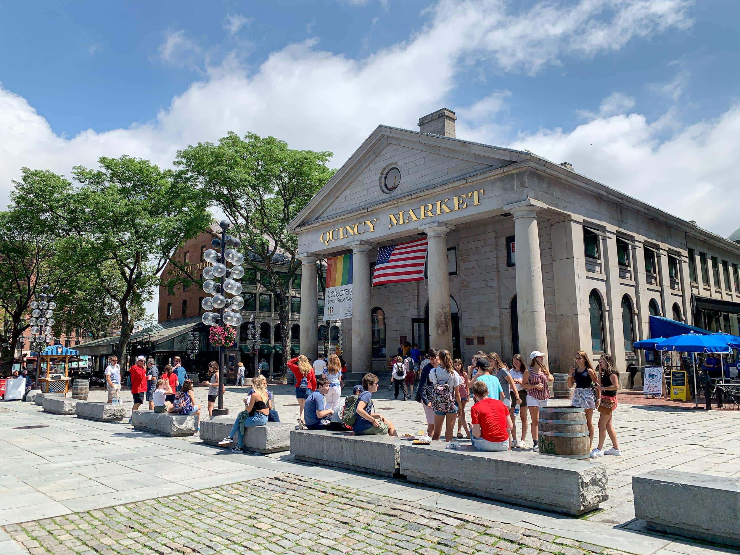 A walk through Quincy Market is a worthwhile Boston foodie experience.