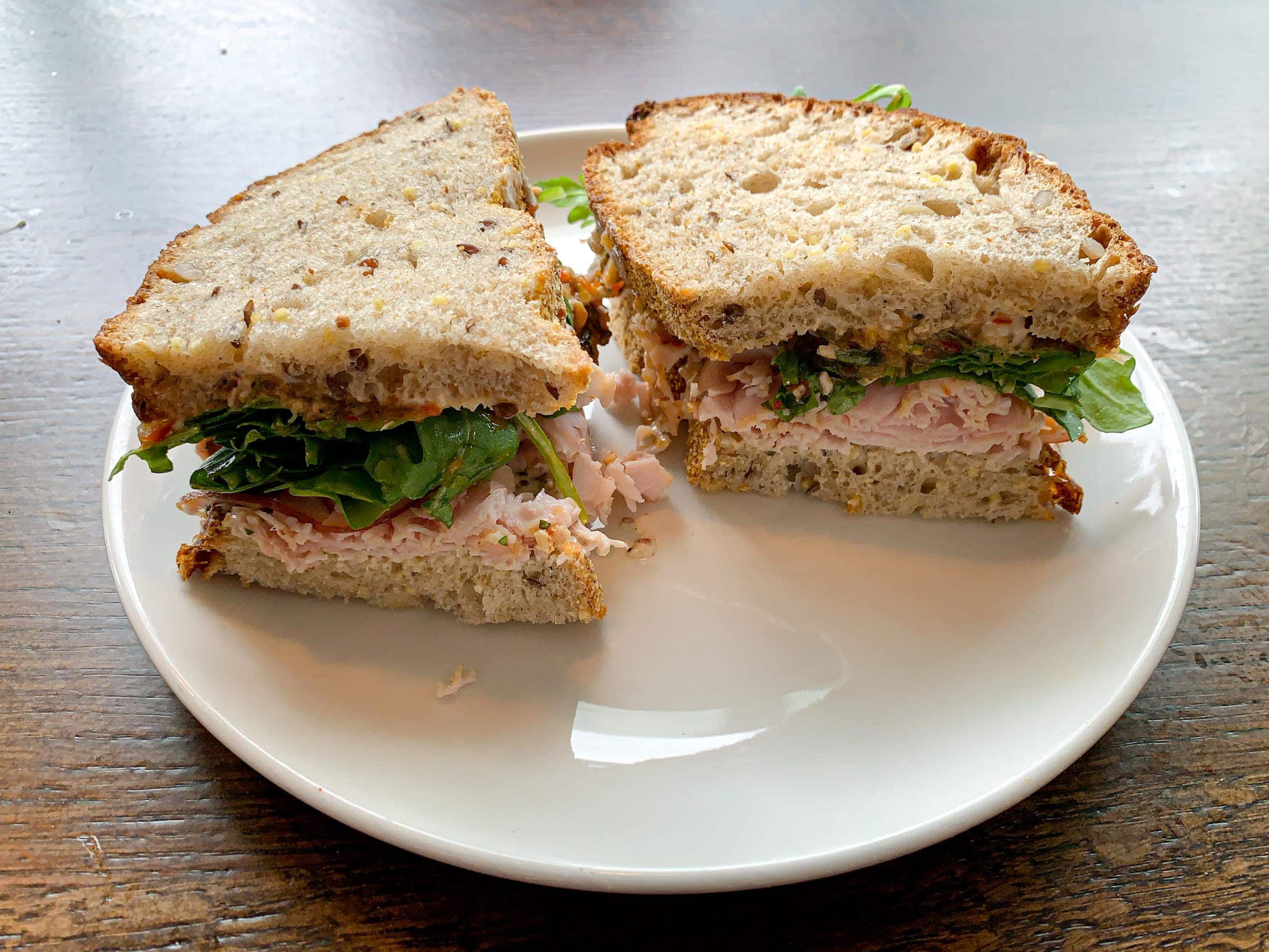 Smoked turkey sandwich