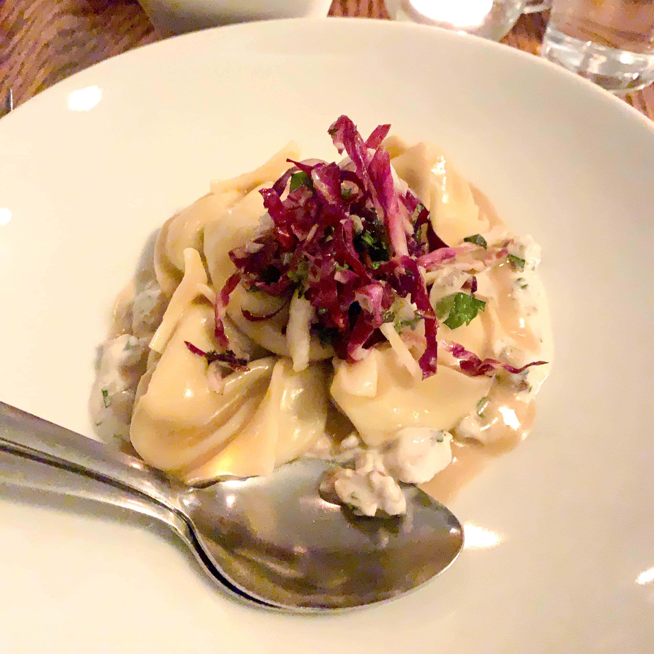 Tortelli di Pastinaca at Fox & The Knife, one of the best restaurants in Boston.