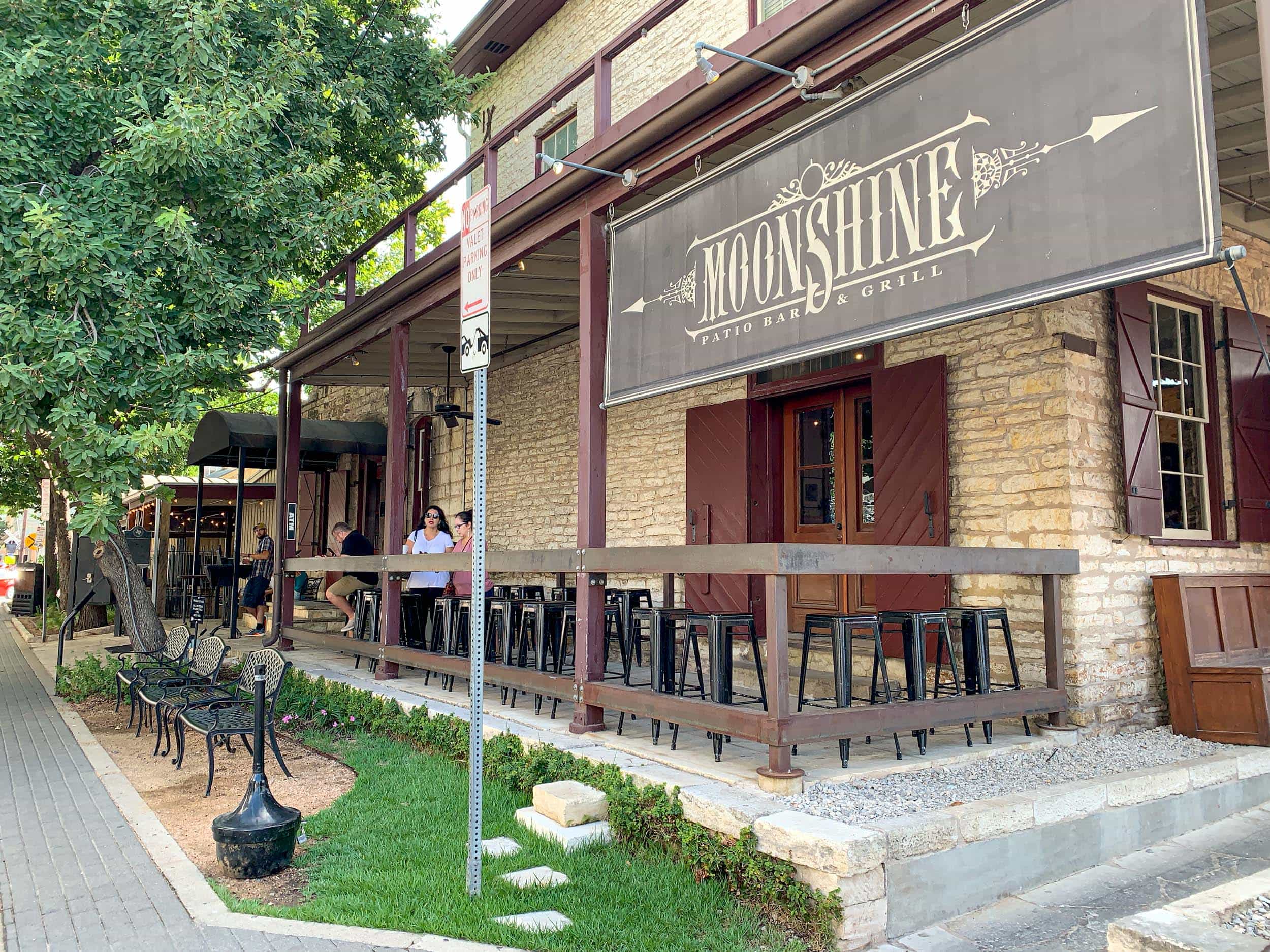 Moonshine Patio Bar and Grill in downtown Austin, TX.