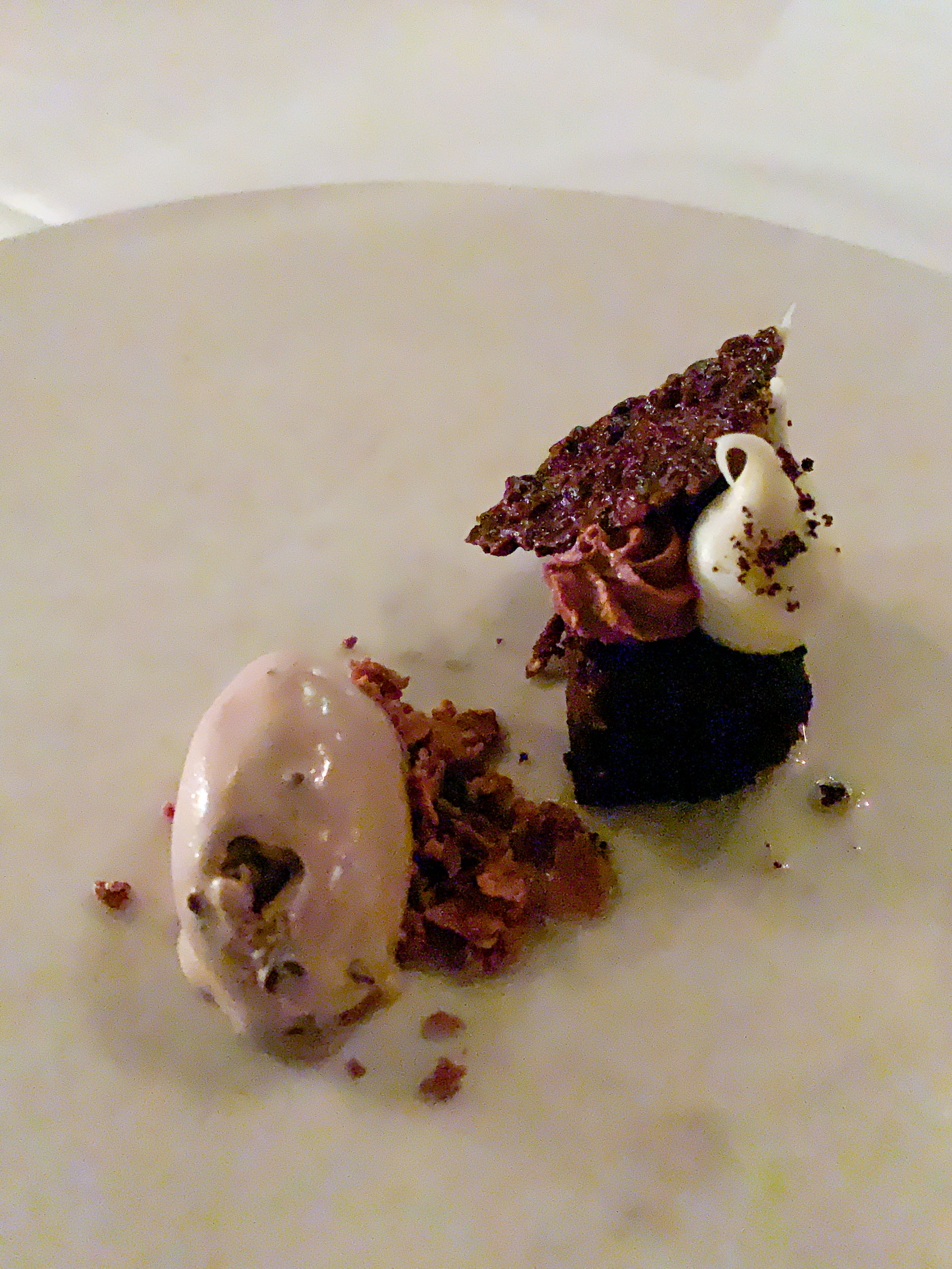 Peppermint Patty with mascarpone and cocoa nib at No. 9 Park in Boston