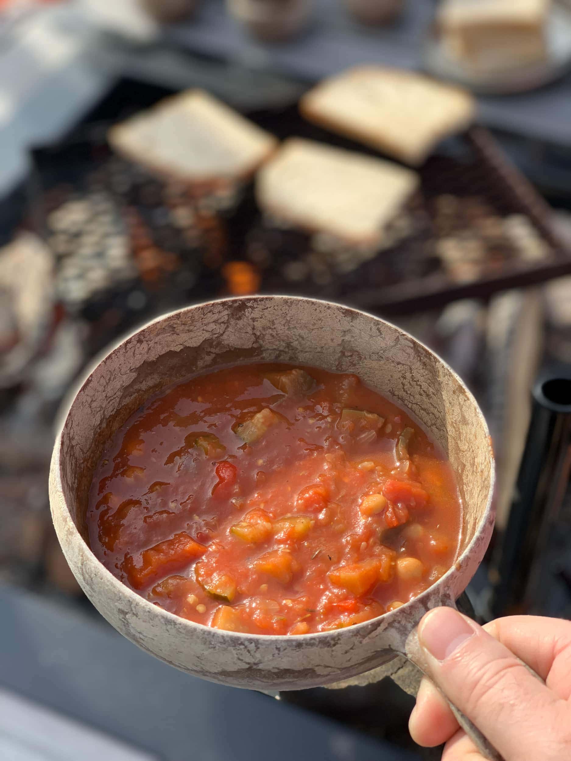 Organic vegetable soup