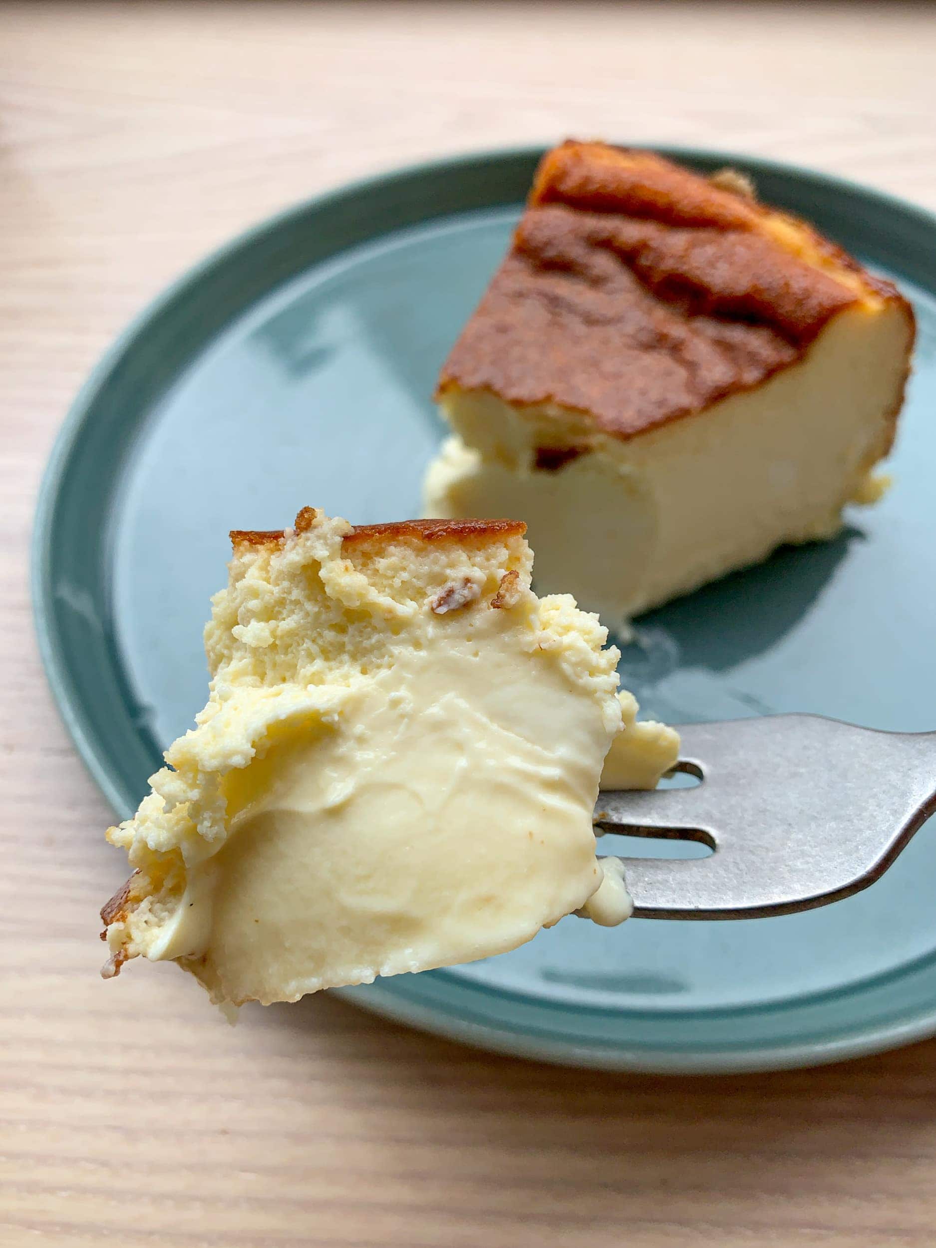 This Basque cheesecake was one of the best desserts I ate all year