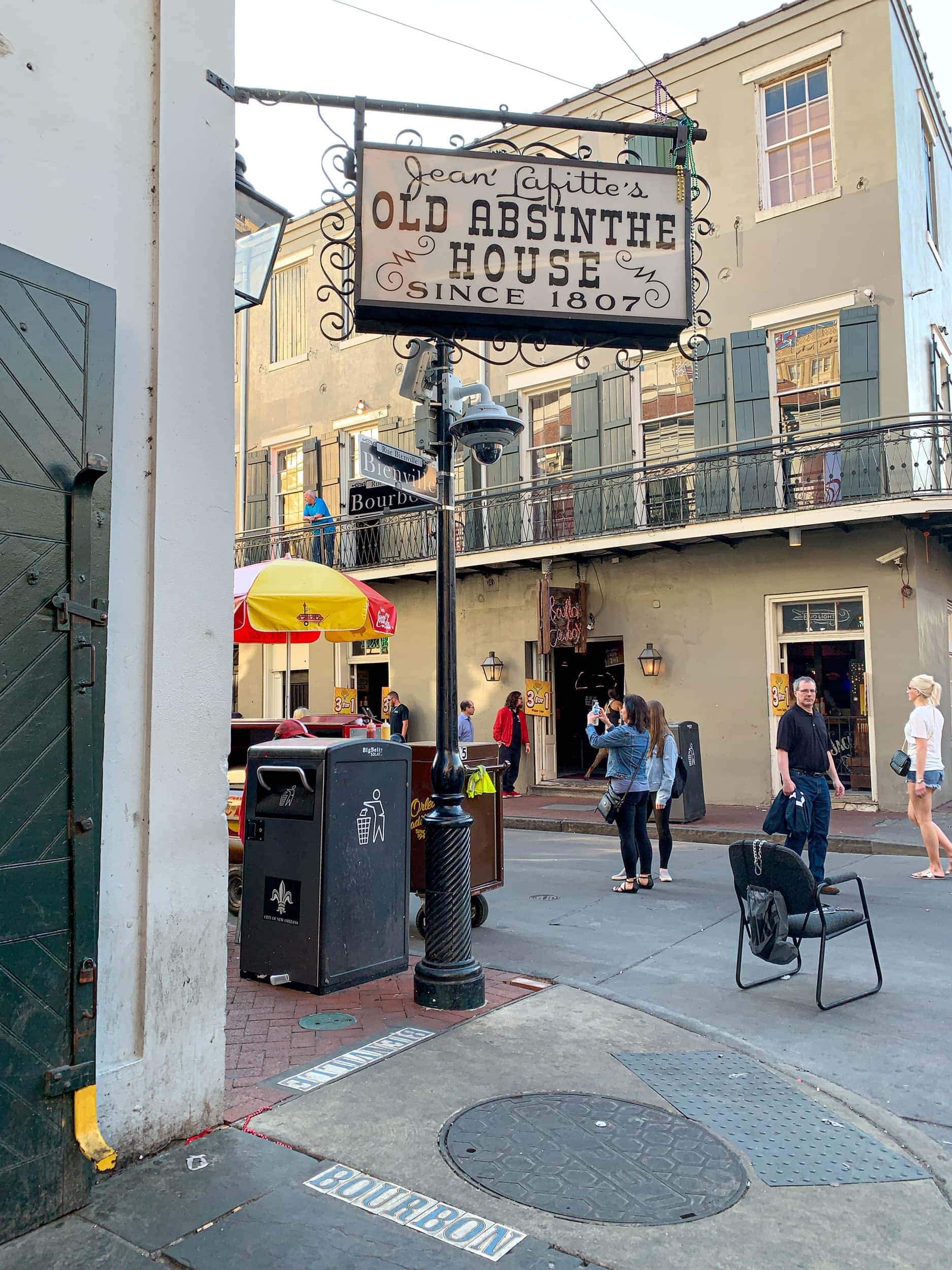 Old Absinthe House is one of the oldest bars in NOLA