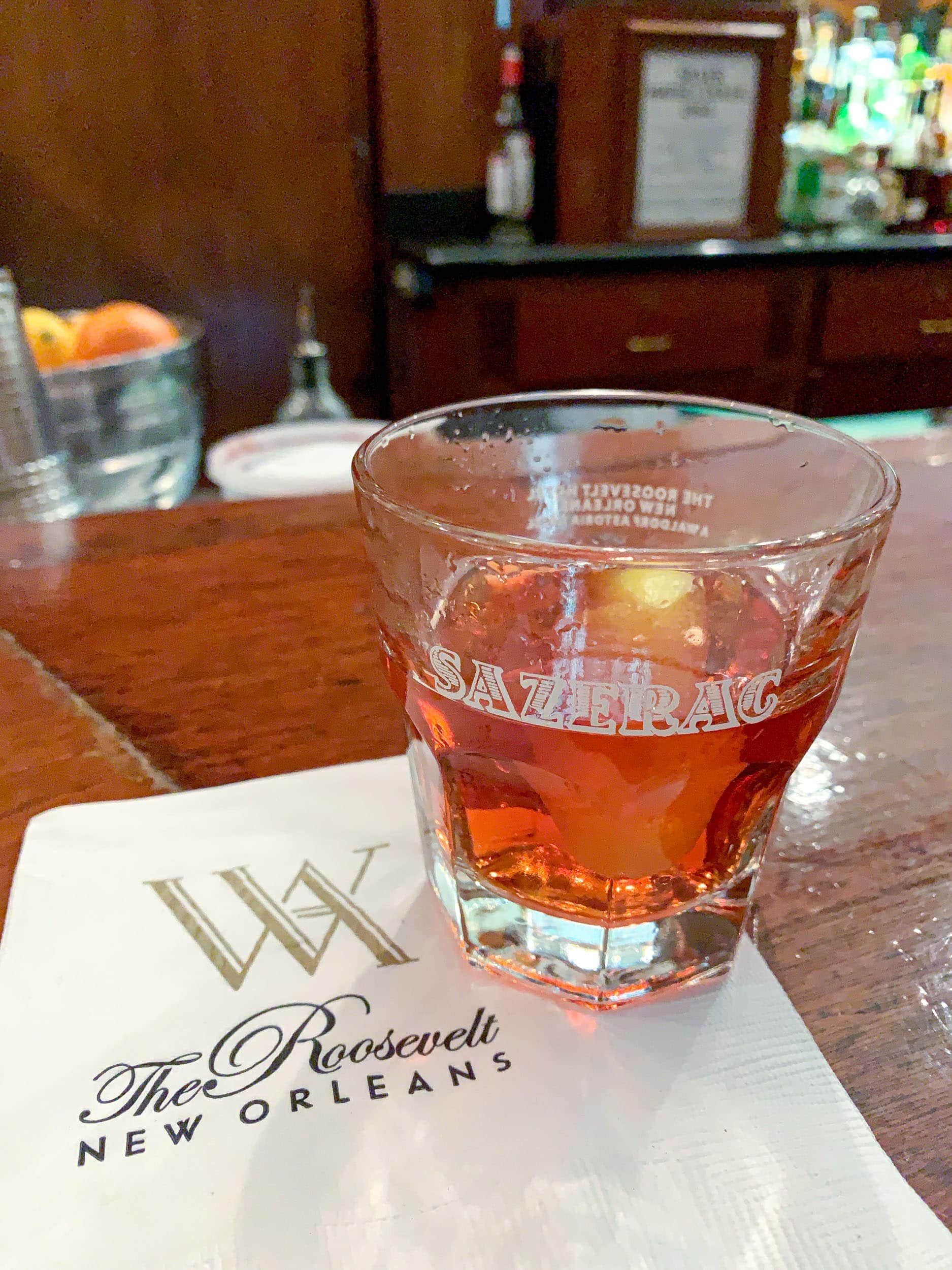 Sazerac at Roosevelt Hotel