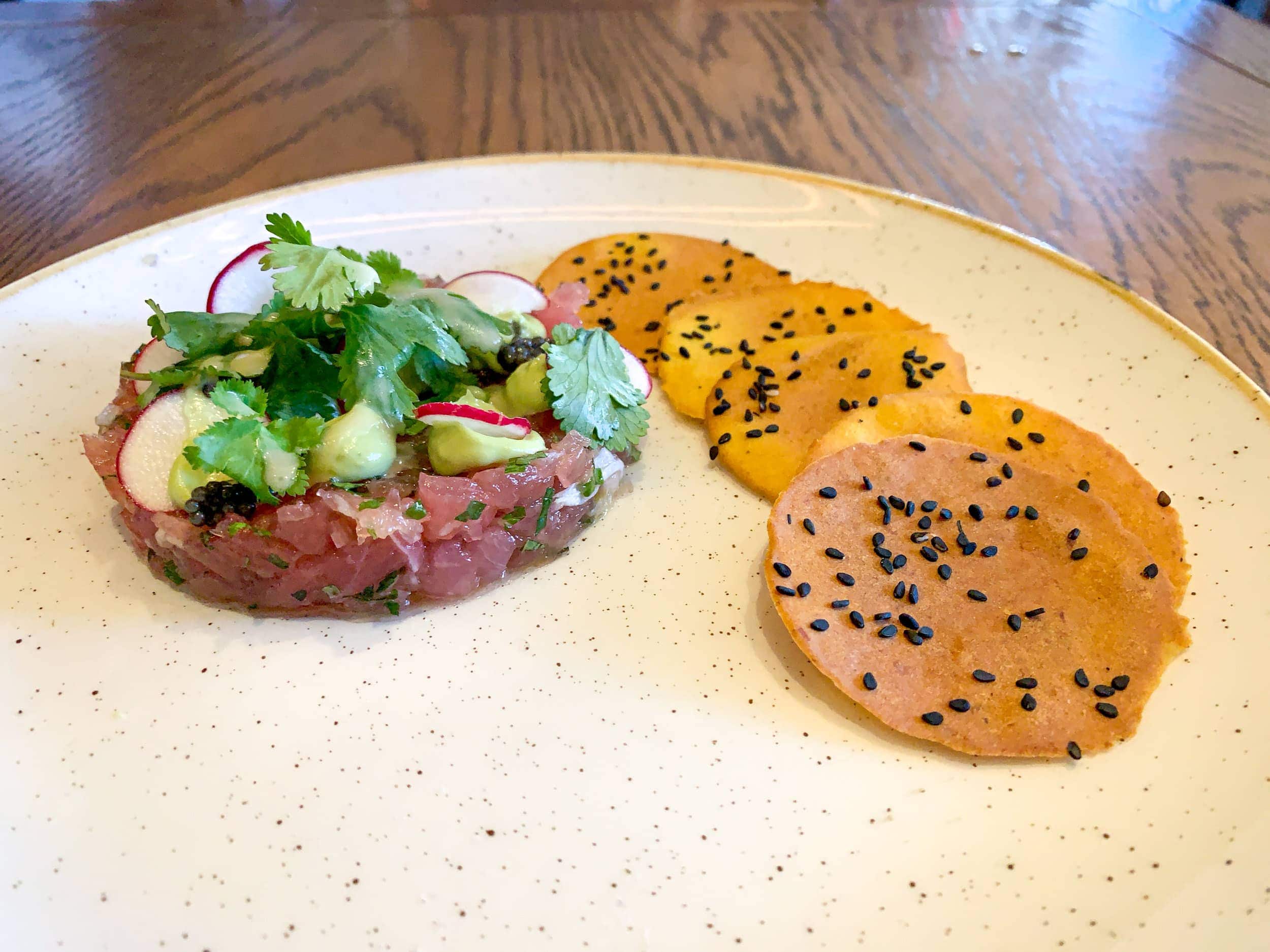 Tuna tartare at Compère Lapin, home to one of New Orleans' top chefs