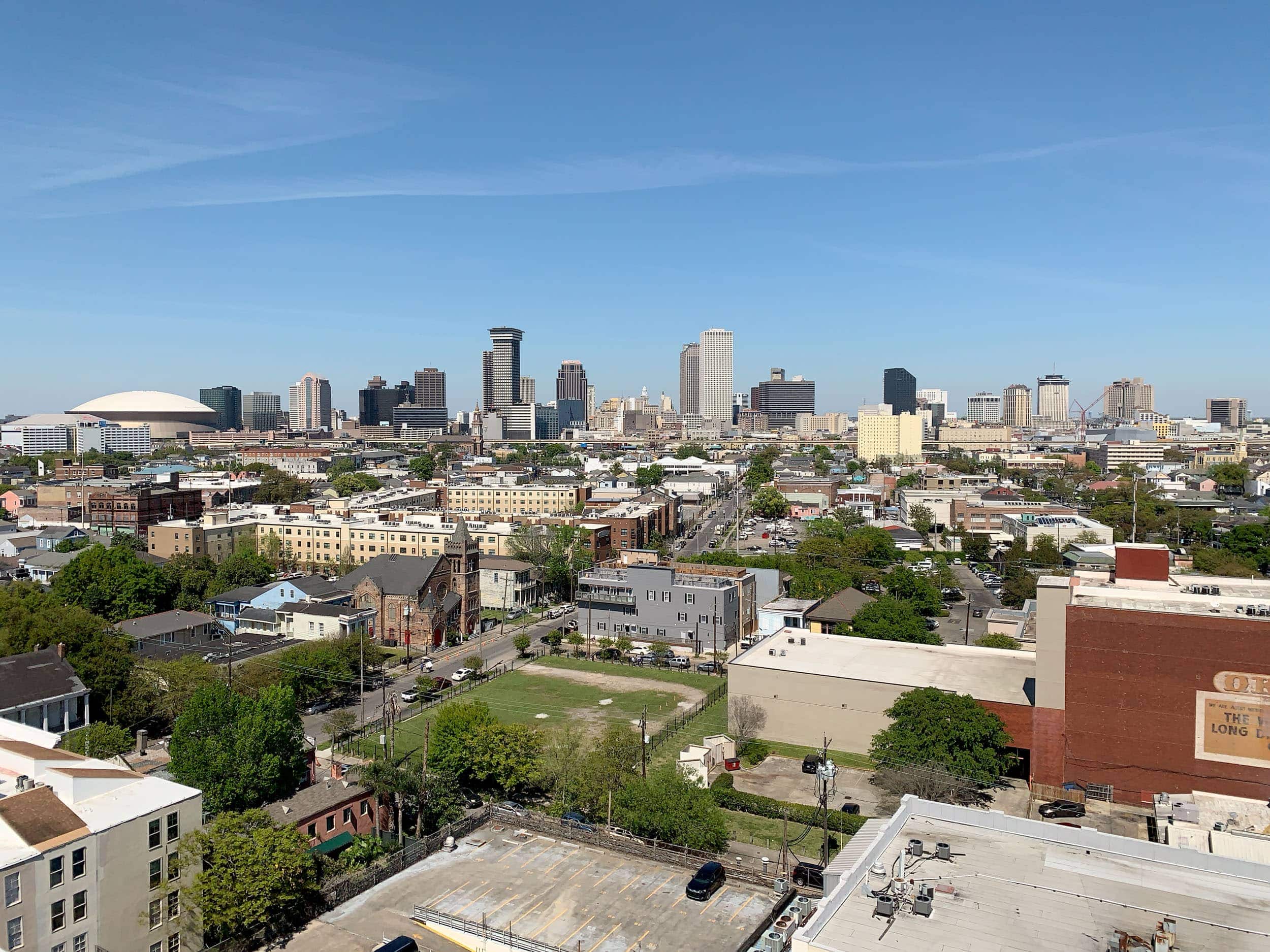 View of New Orleans from Hot Tin