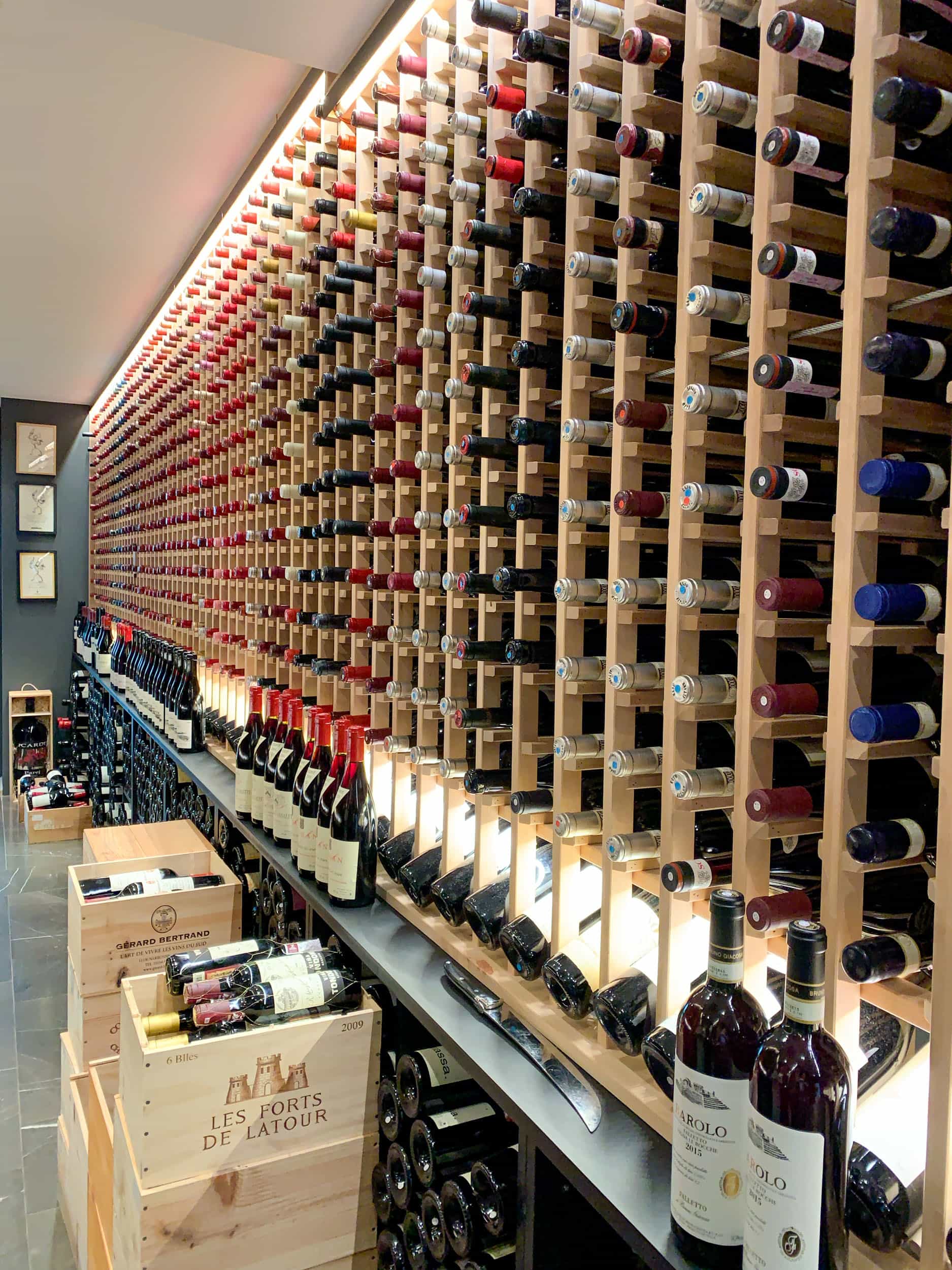 Geranium's wine storage