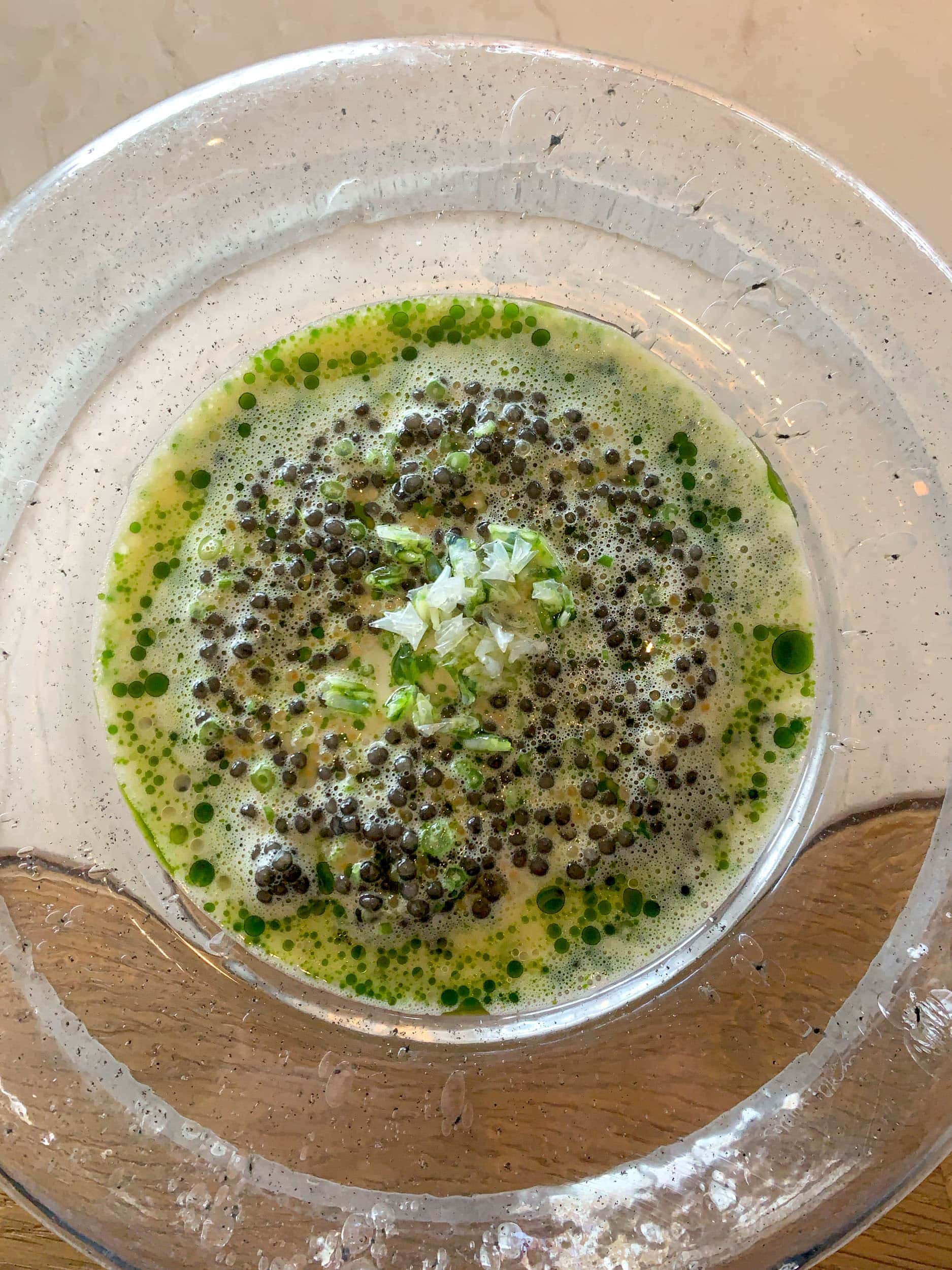 Hake, caviar, and buttermilk