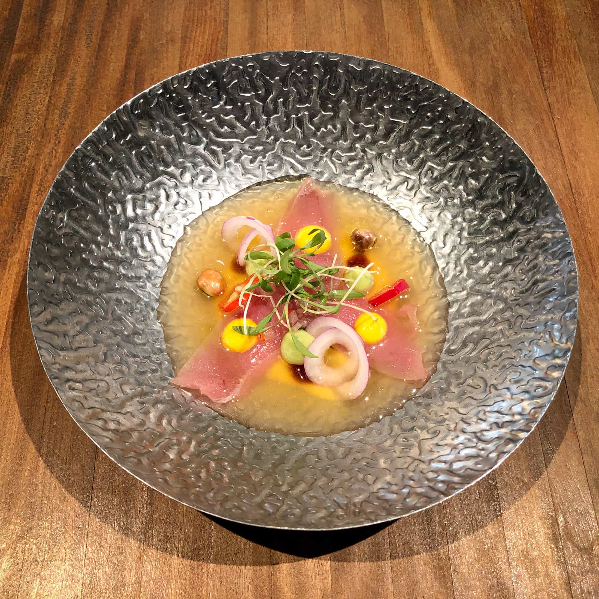 Ceviche at Maido, one of the best restaurants in Latin America