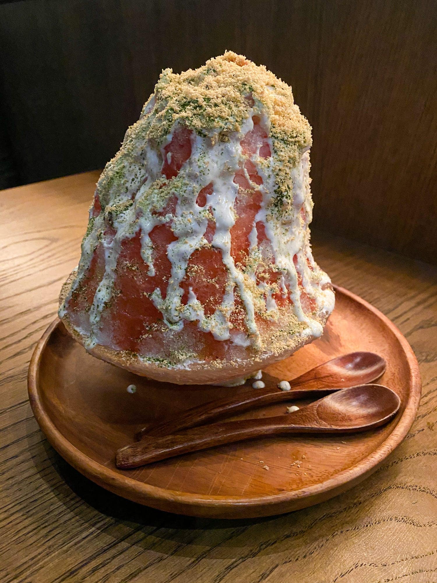 Kakigori, a Japanese dessert at Hestia in downtown Austin