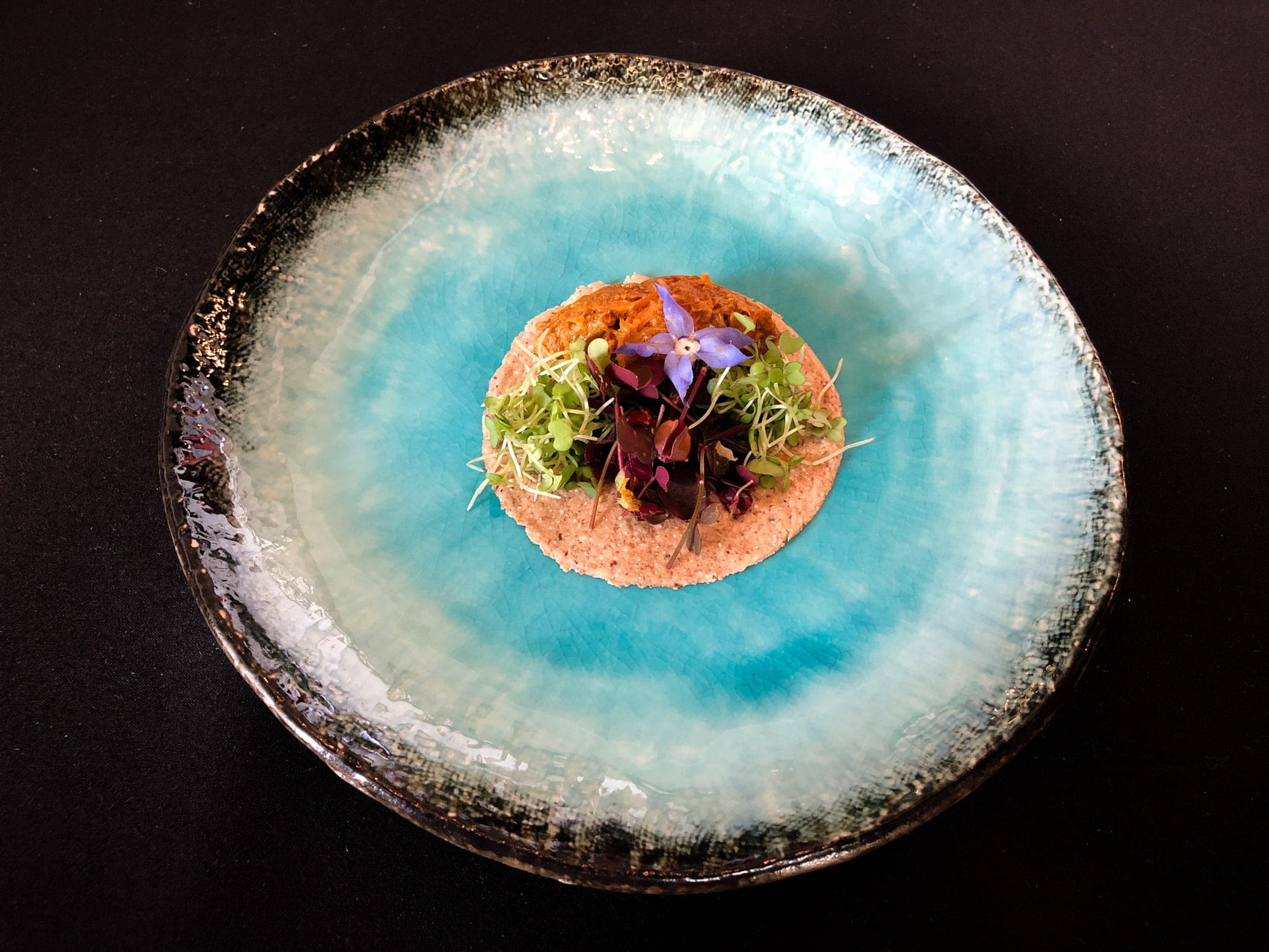 Local duck meat on corn flatbread at Leo, one of the best restaurants in Colombia