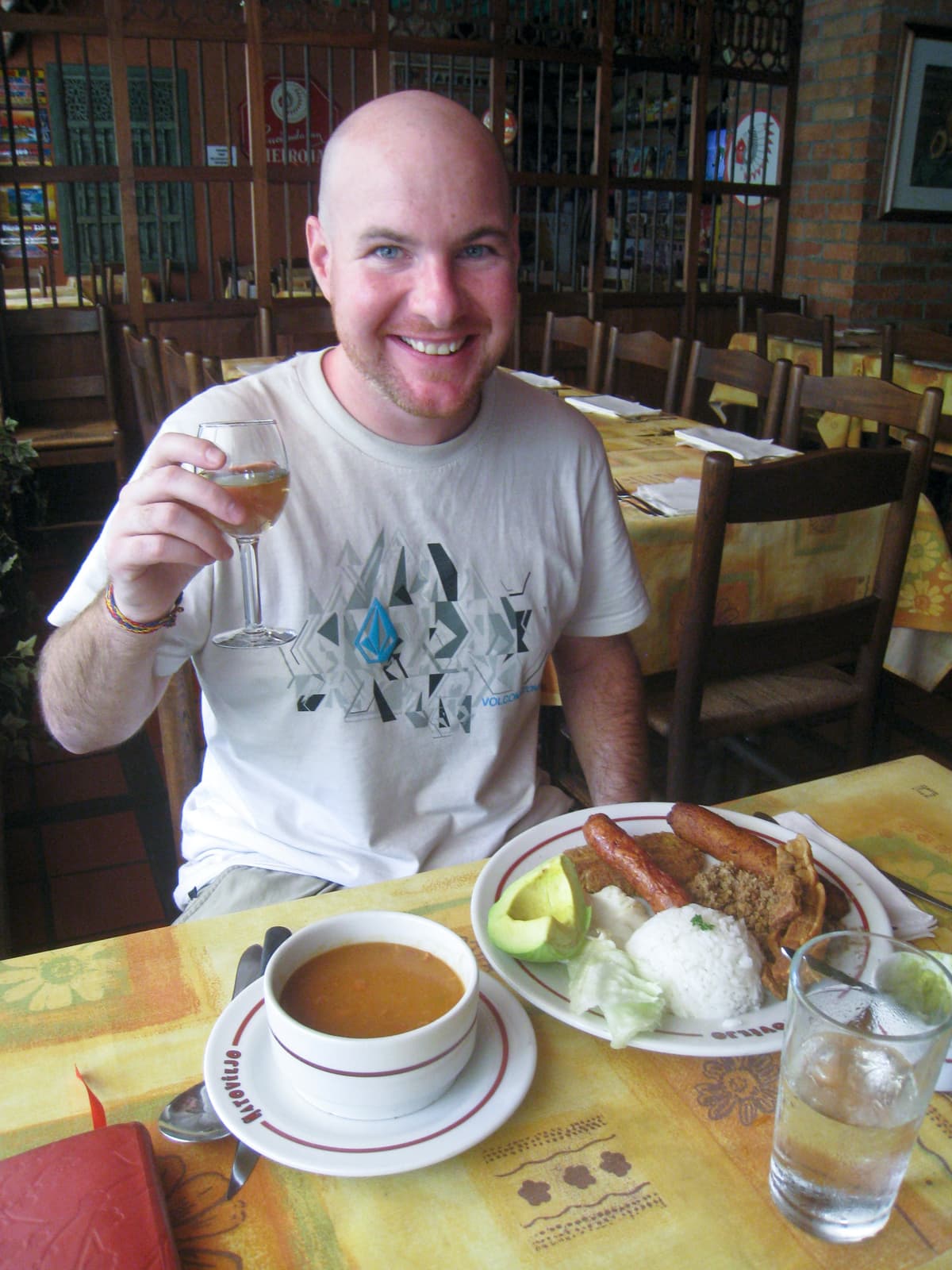 My first bandeja paisa at Hato Viejo