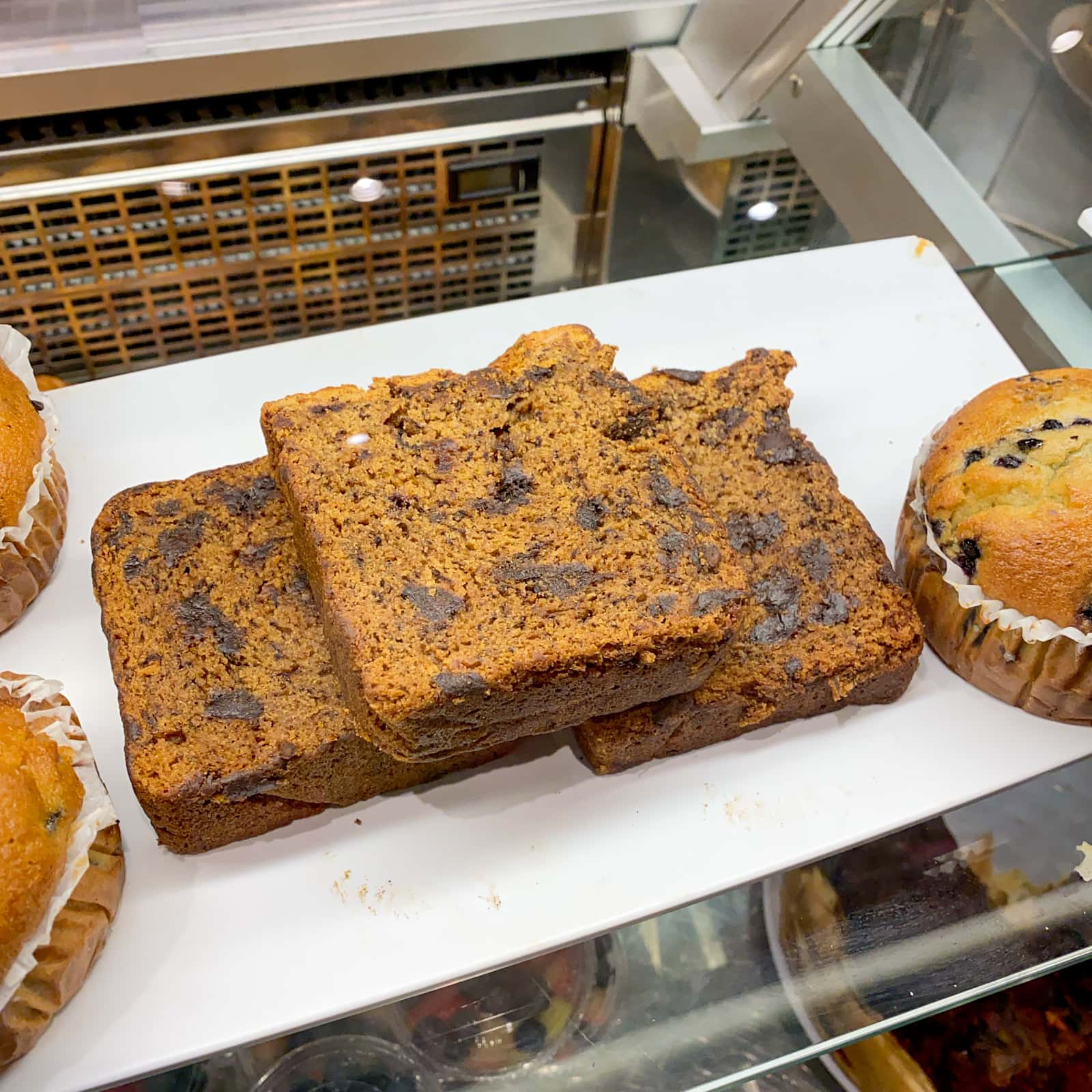 Banana mocha espresso bread at Lavazza 