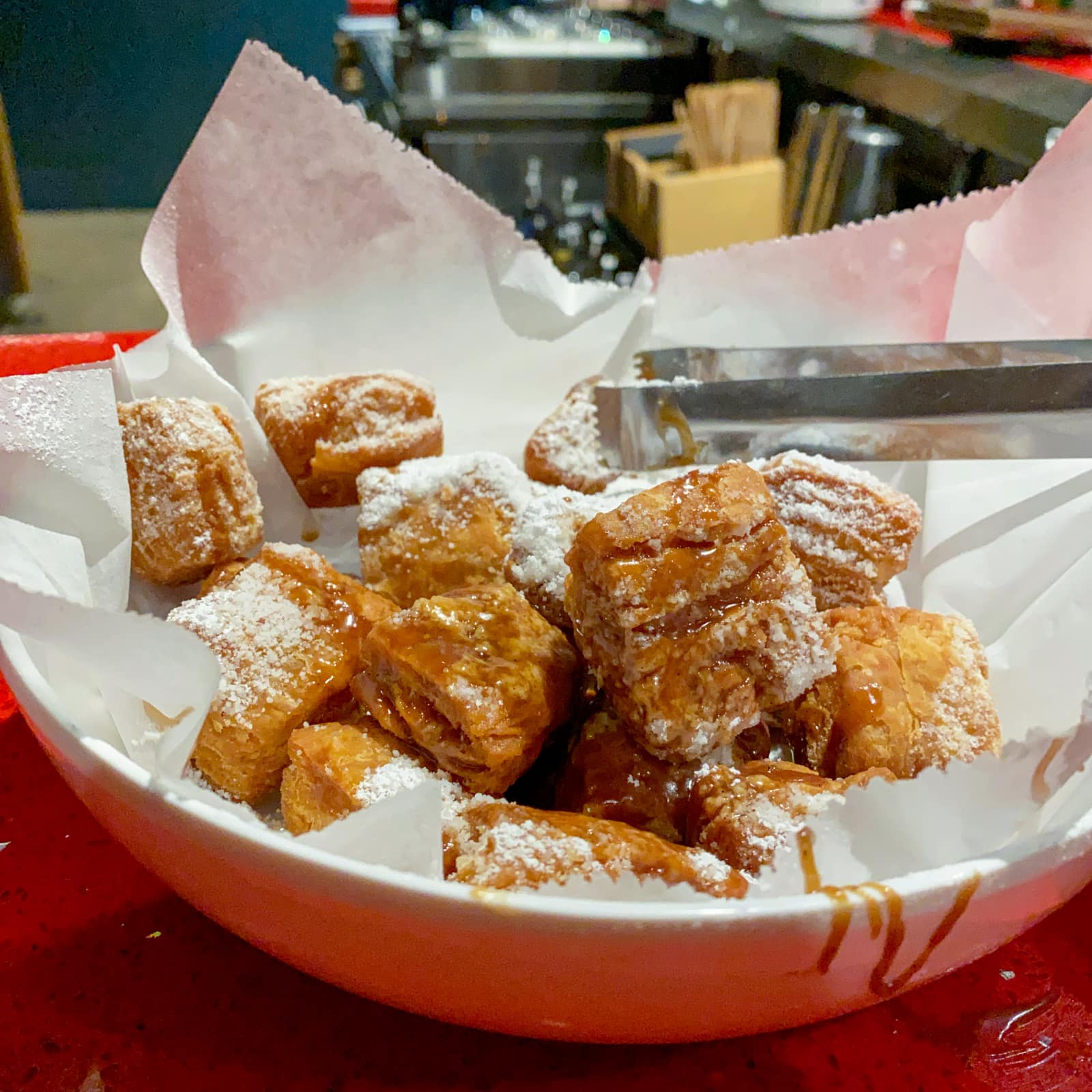 Buttermilk biscuit beignets at Sixth and Waller