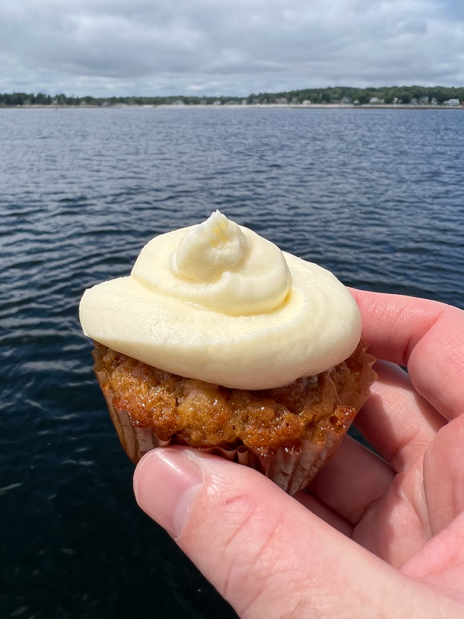 Carrot cake cupcake