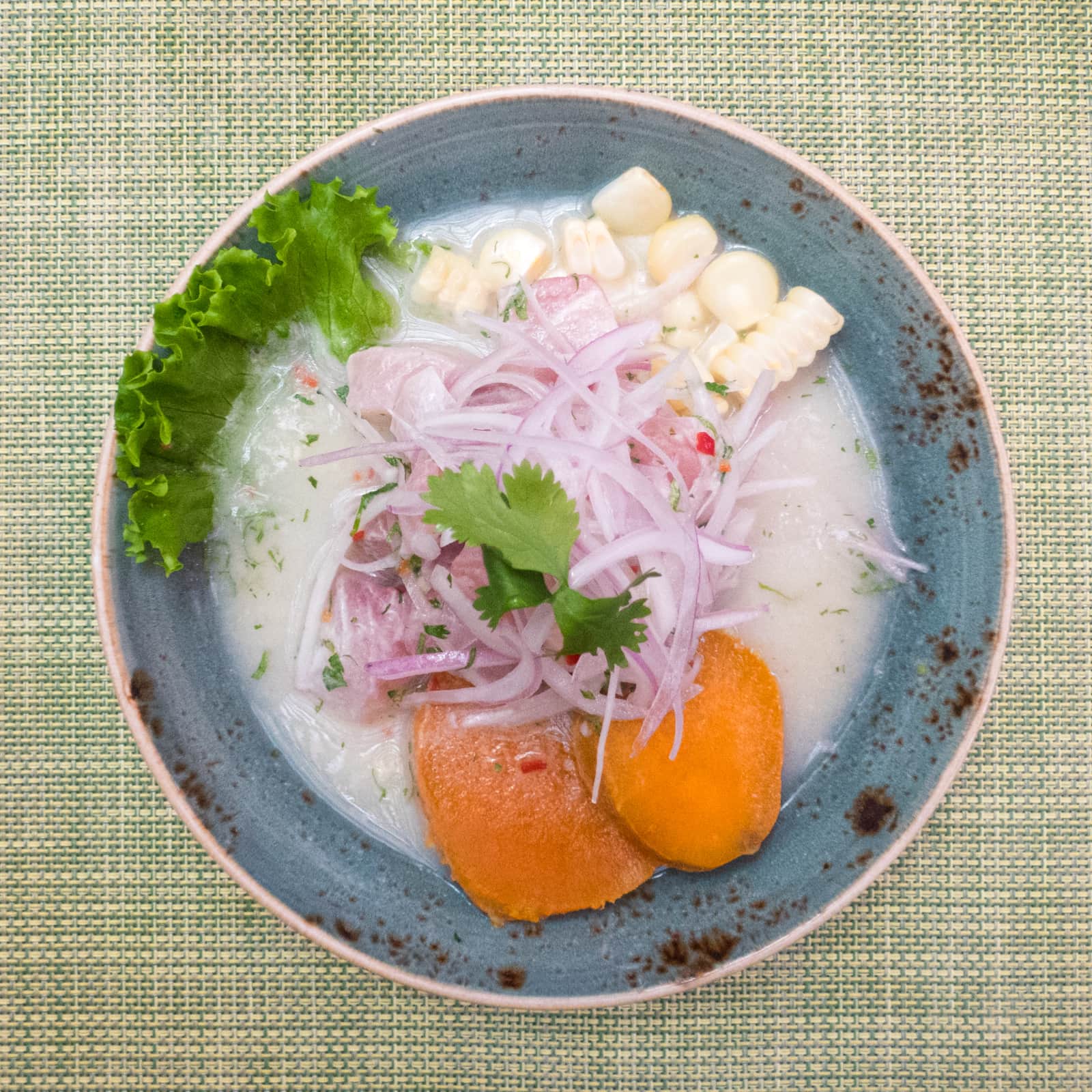 Ceviche at Gastón Acurio's La Mar, one of Lima's best seafood restaurants.