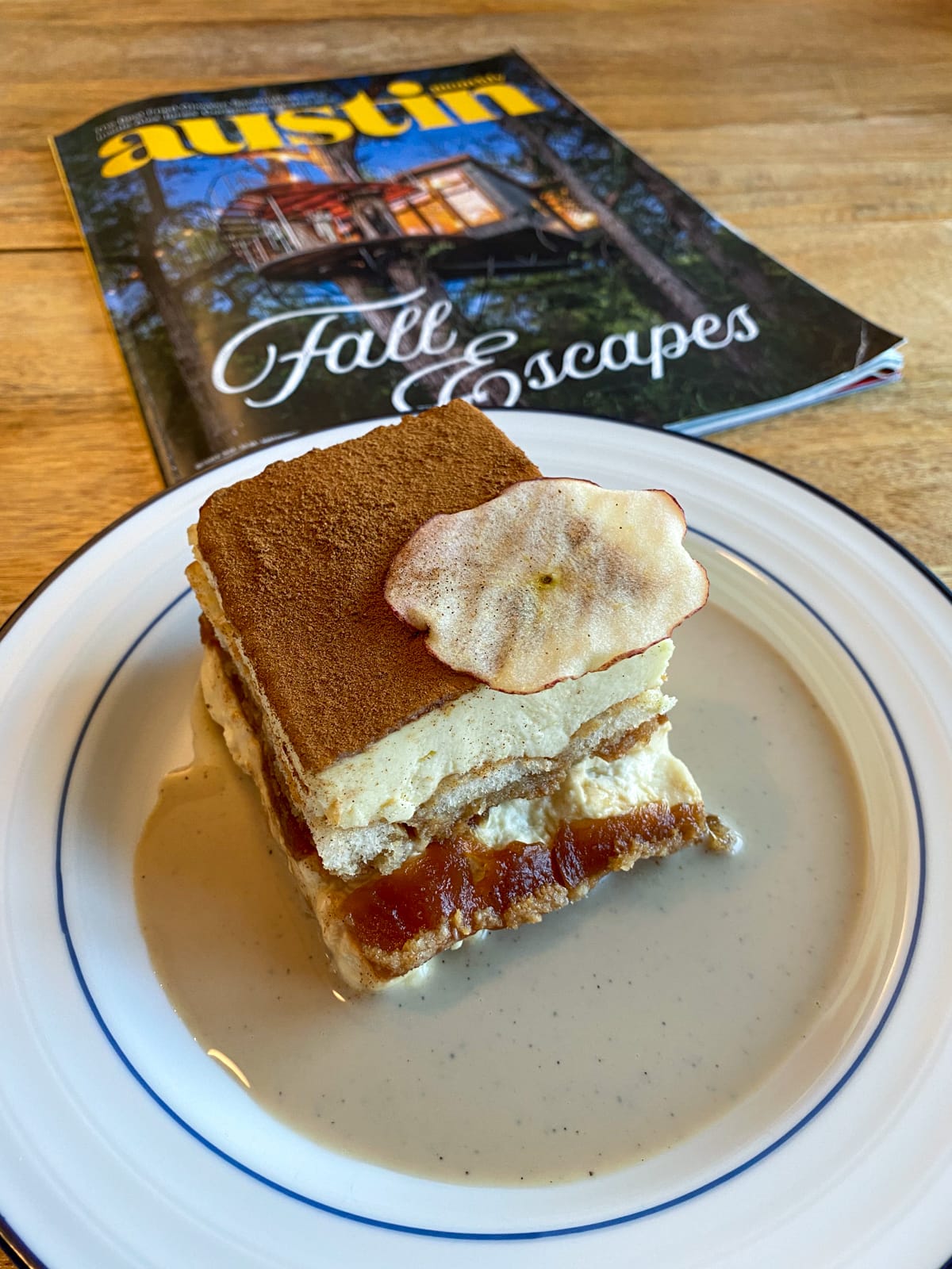 Hot toddy tiramisu from Launderette