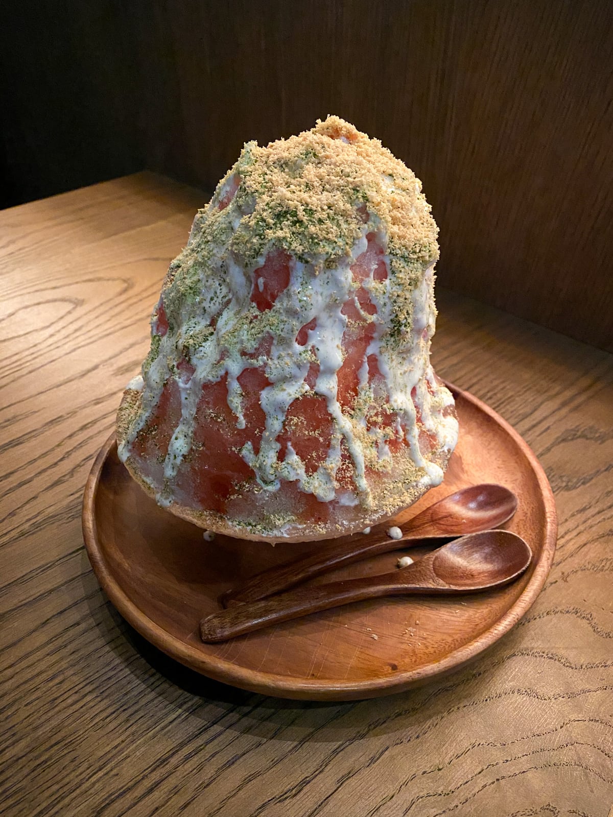 Kakigori, a Japanese dessert at Hestia