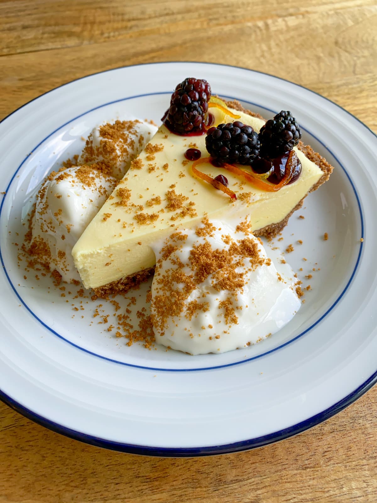 Key lime ice box pie from Launderette