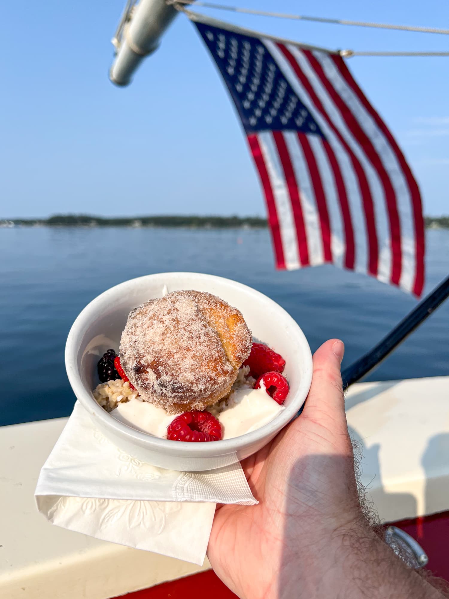 Sugar bomb (a J & E Riggin classic) with Greek yogurt and berries