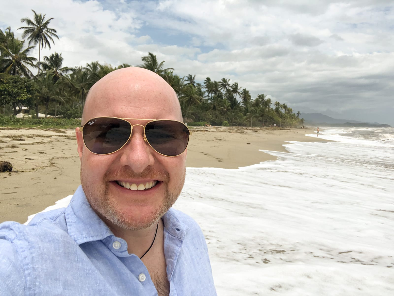 Beach selfie