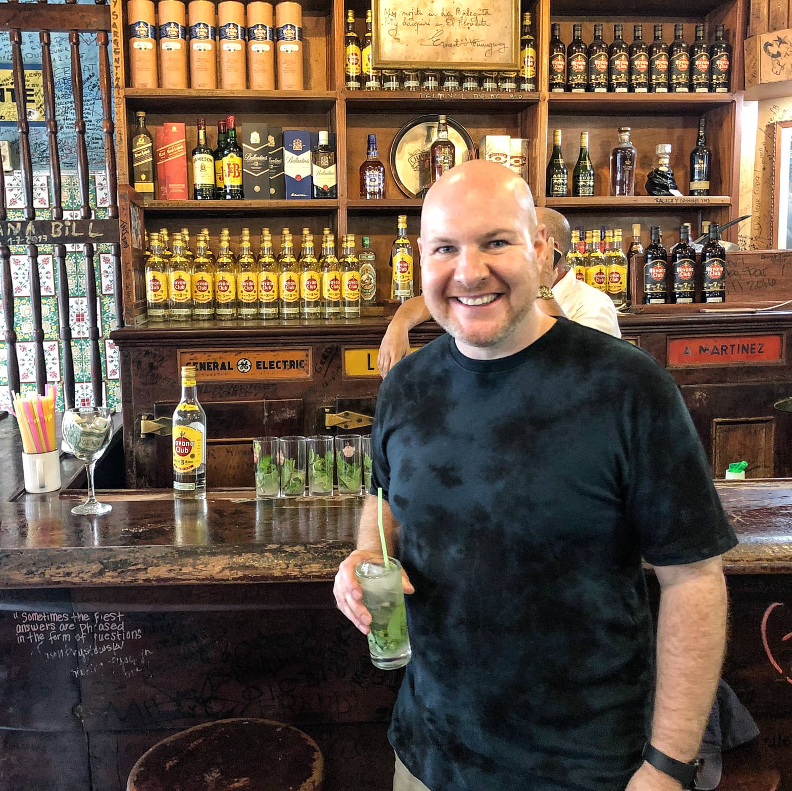 Mojito at La Bodeguita del Medio, Havana