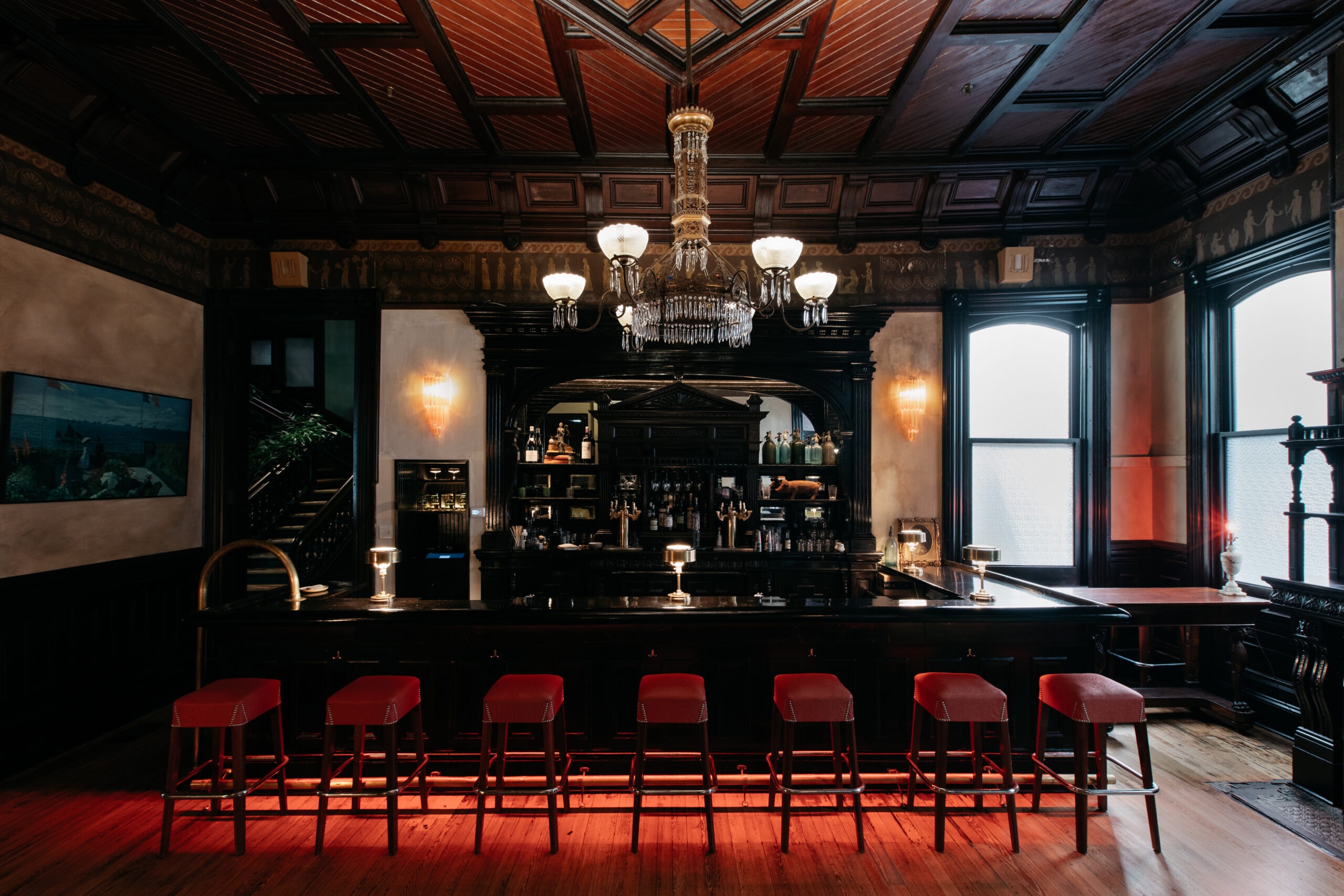 Renovated bar at Columns (photo: The Columns)