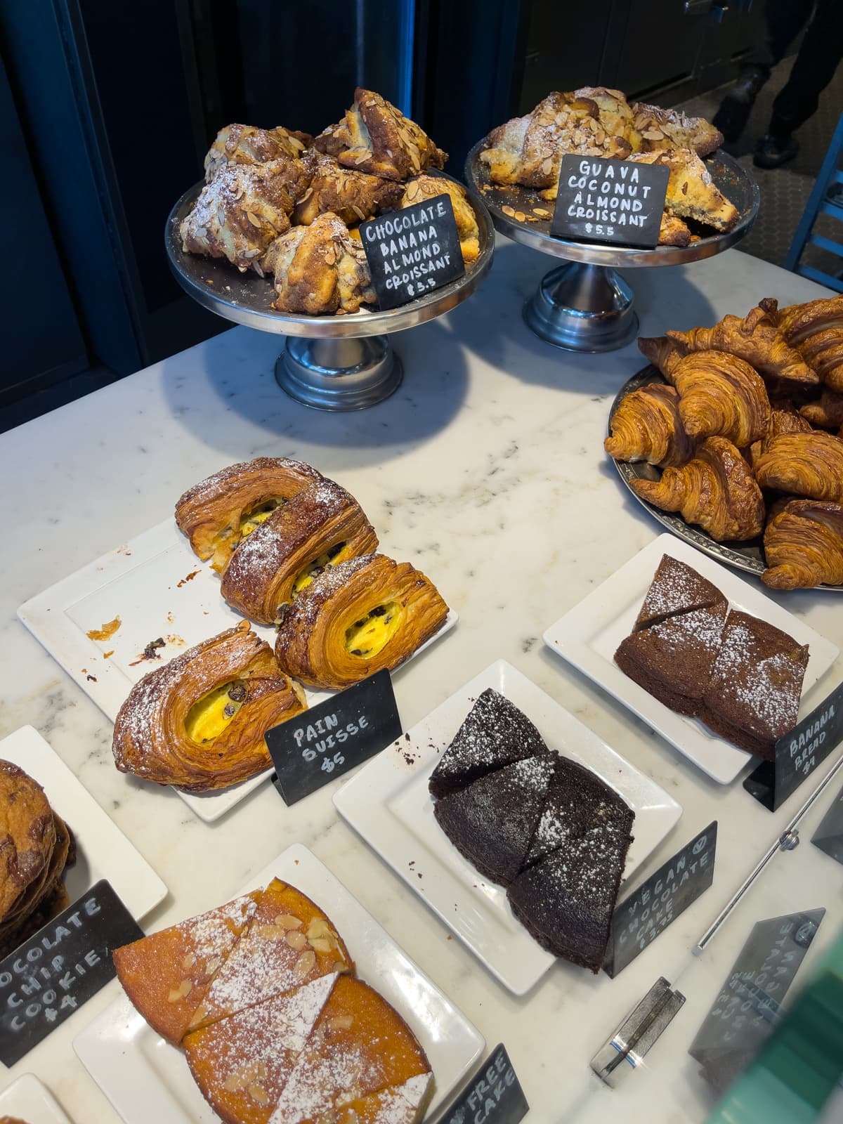 Fresh pastries at Kona Coffee Purveyors in Waikiki.