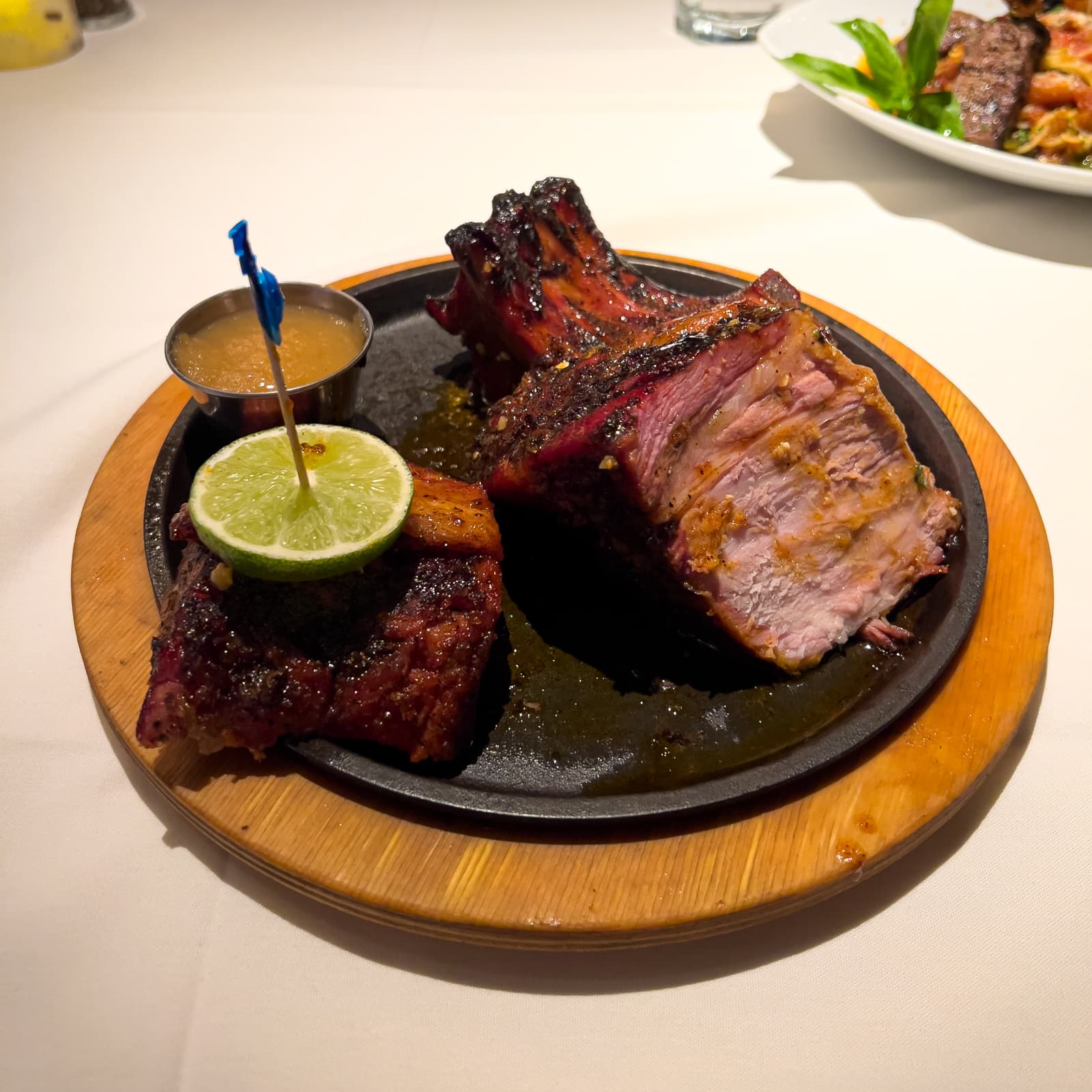 Another best dish of 2021 was the giant pork chop at Perry’s Steakhouse & Grille in North Austin