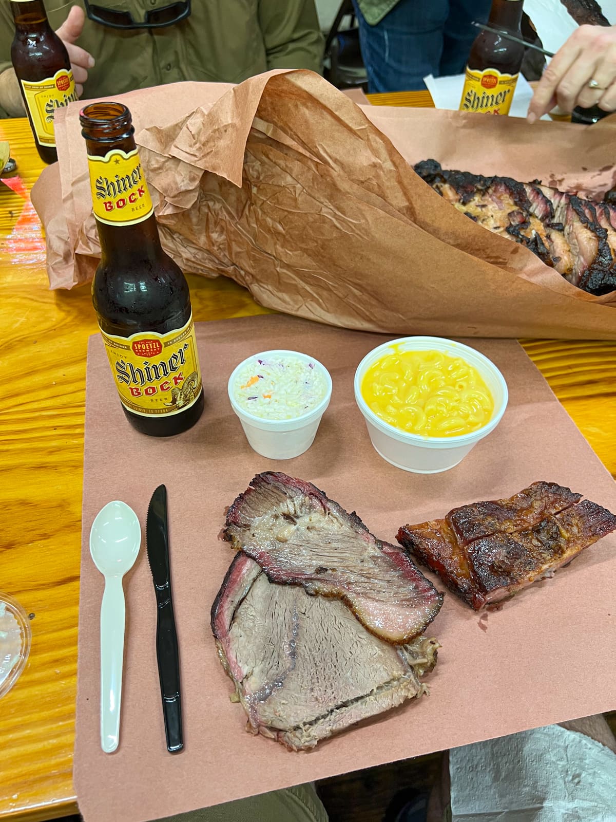 Shiner Bock at Smitty's Market in Lockhart, TX