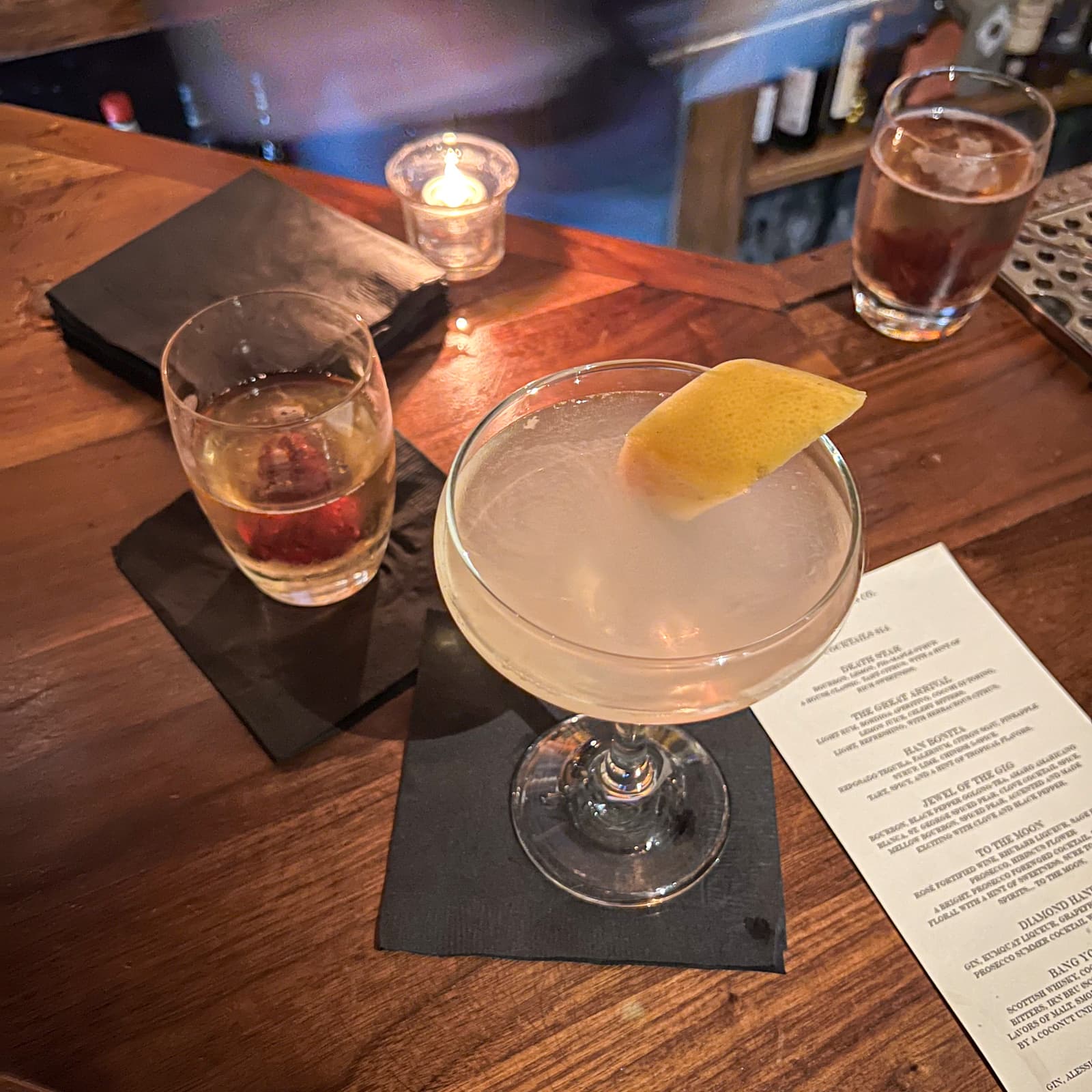 Diamond Hands cocktail at Bathtub Gin