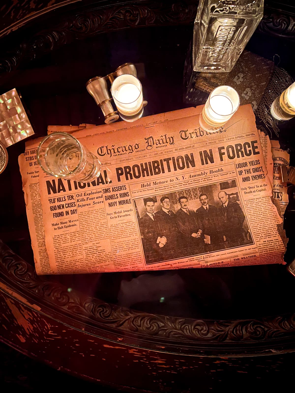 Prohibition-era newspaper