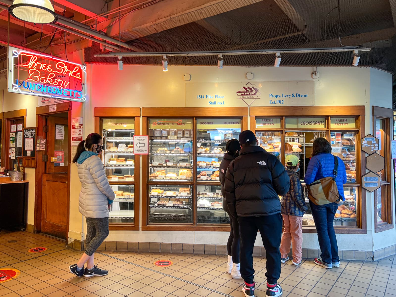 Three Girls Bakery at Pike Place Market