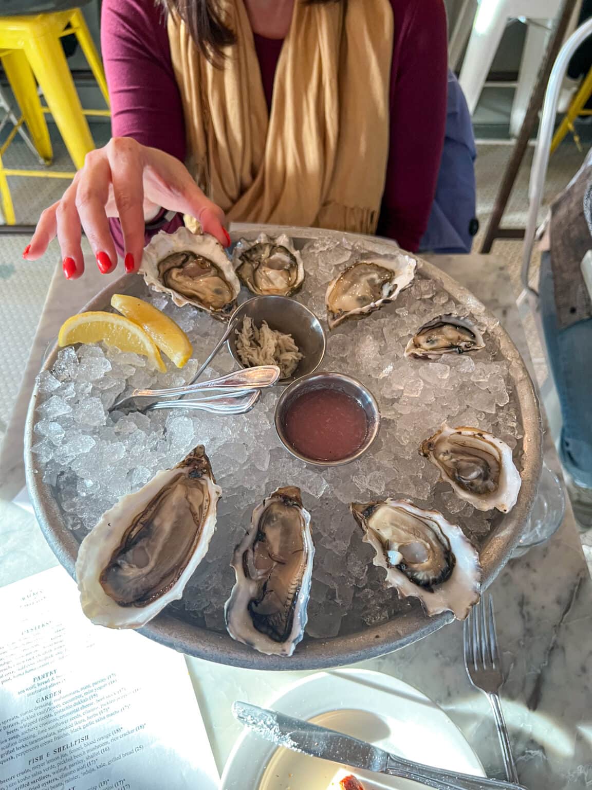 Oysters at The Walrus and the Carpenter in Seattle Feastio