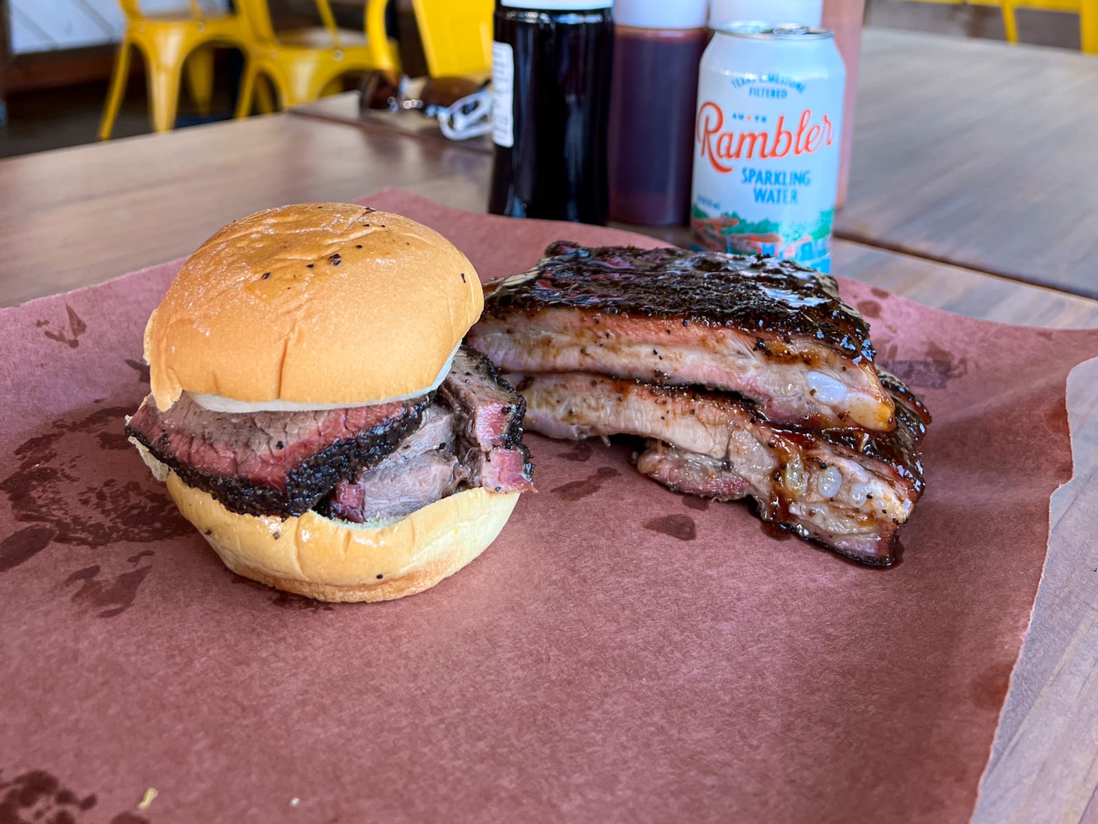 La Barbecue Brisket Pork Ribs 