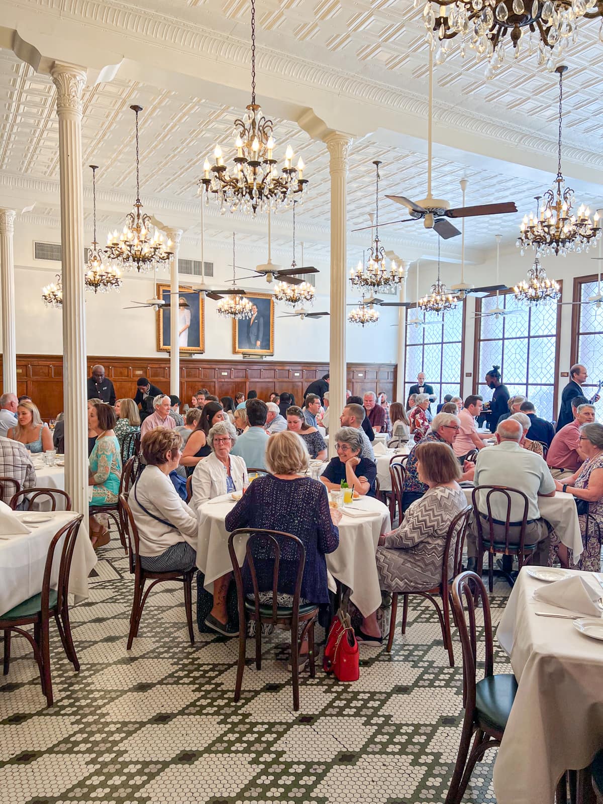 Arnaud's in New Orleans is busy for their Sunday jazz brunch