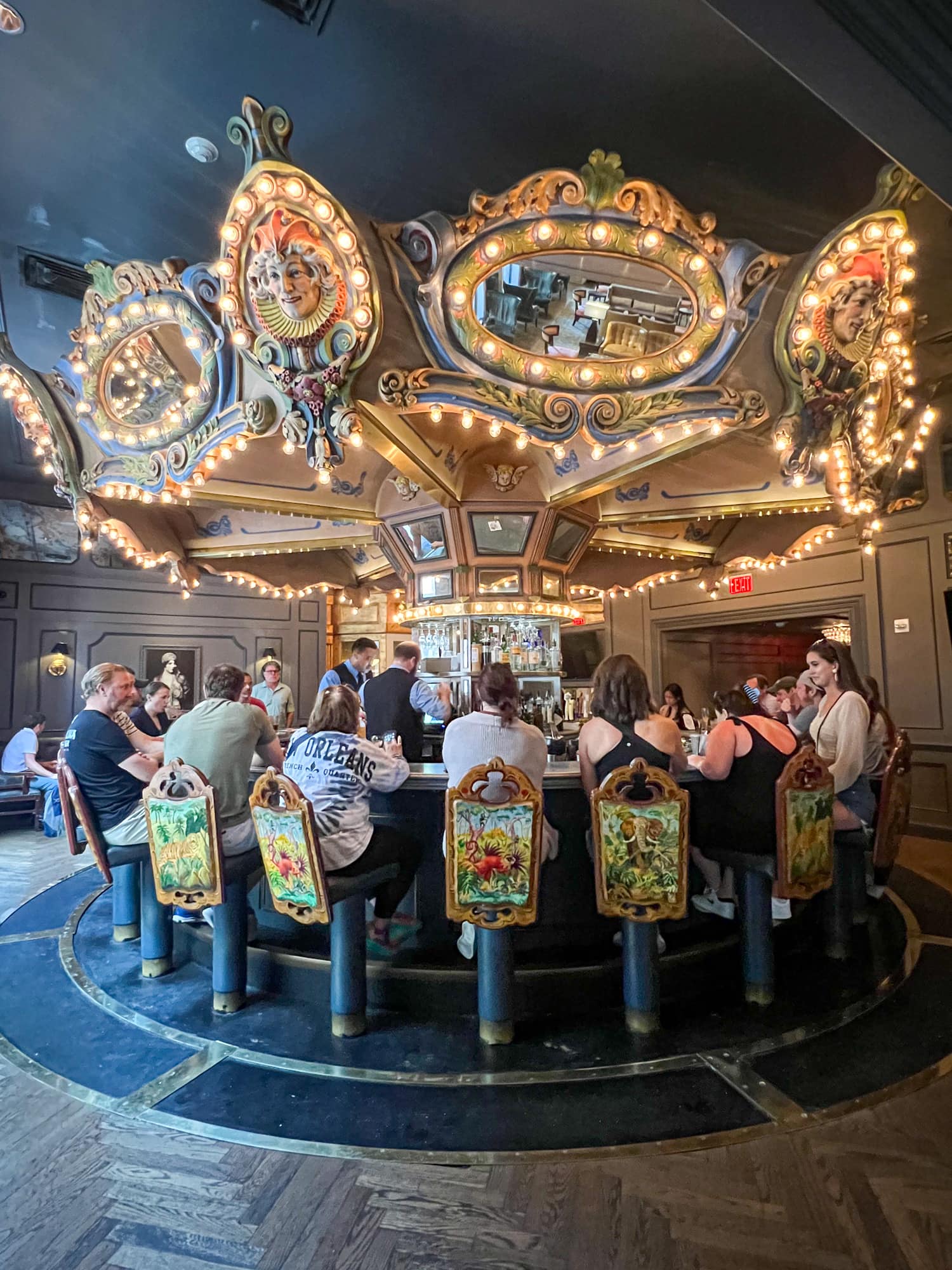 The Carousel Bar is one of the coolest bars in New Orleans