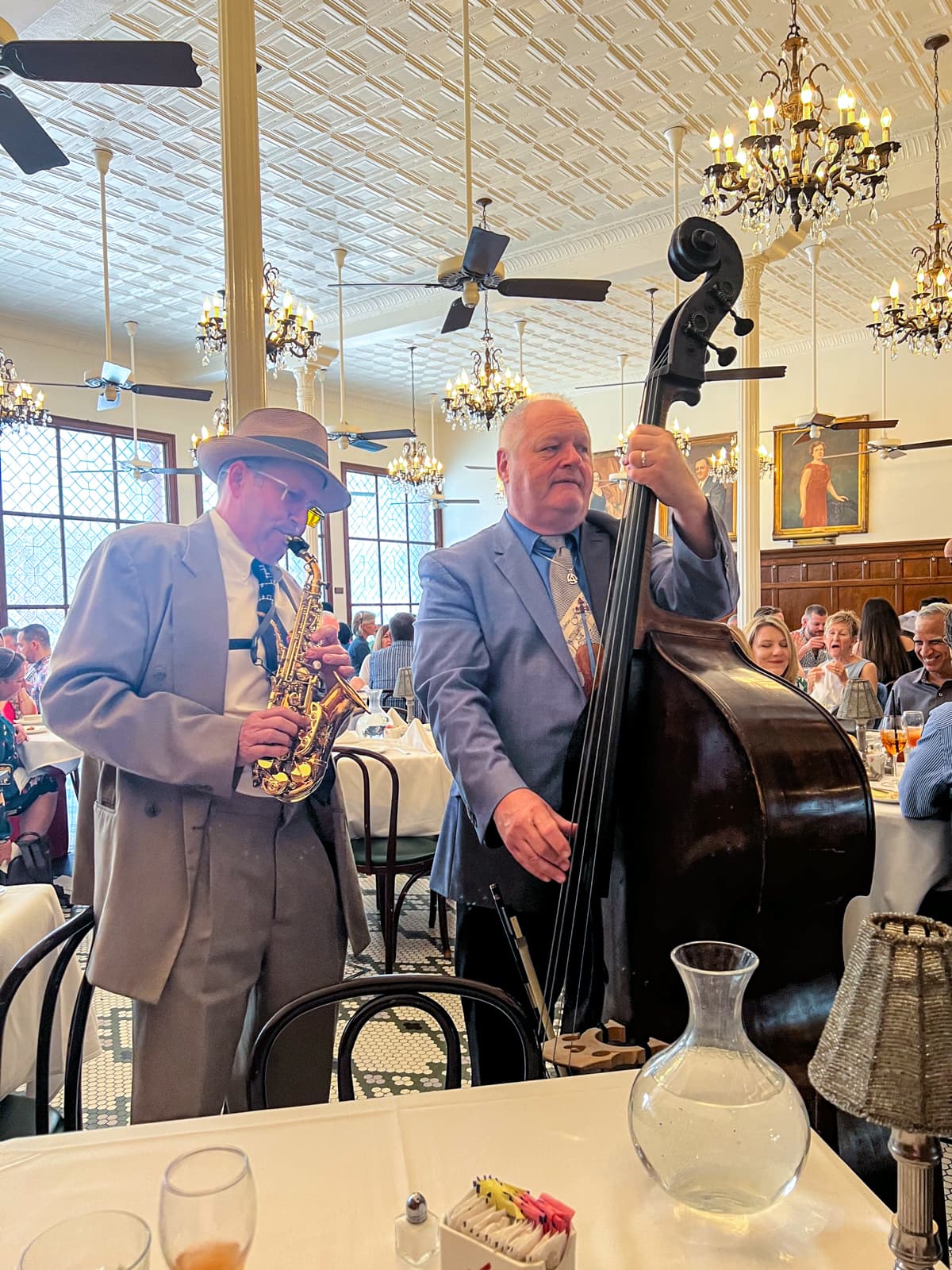 The Gumbo Trio performing Frank Sinatra for us