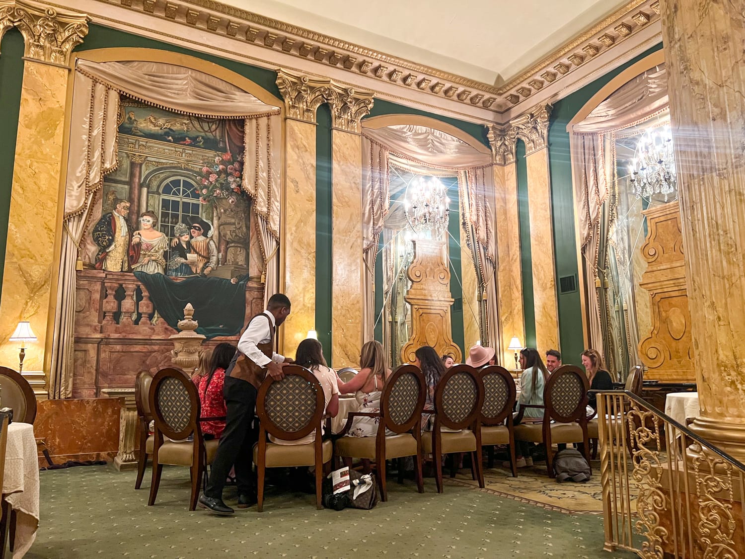 Afternoon tea Chez Phillipe in the Peabody Hotel