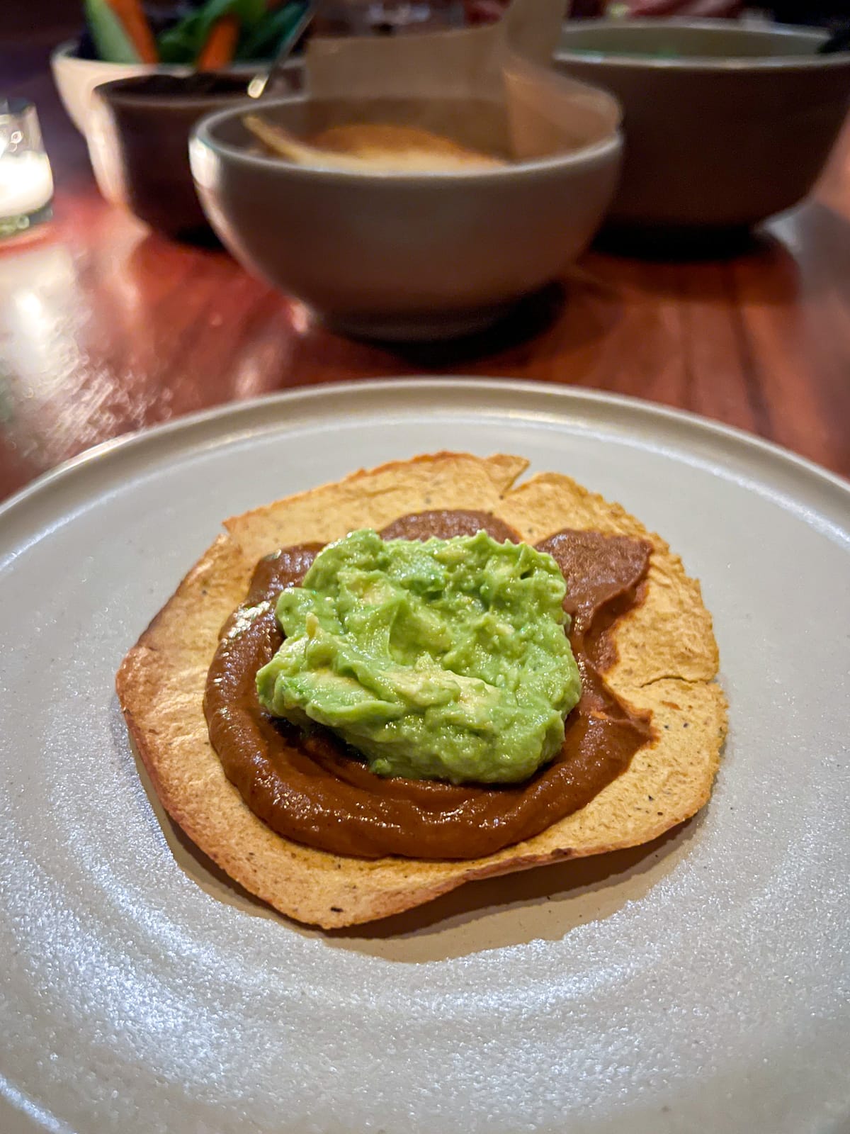 Mole and guacamole