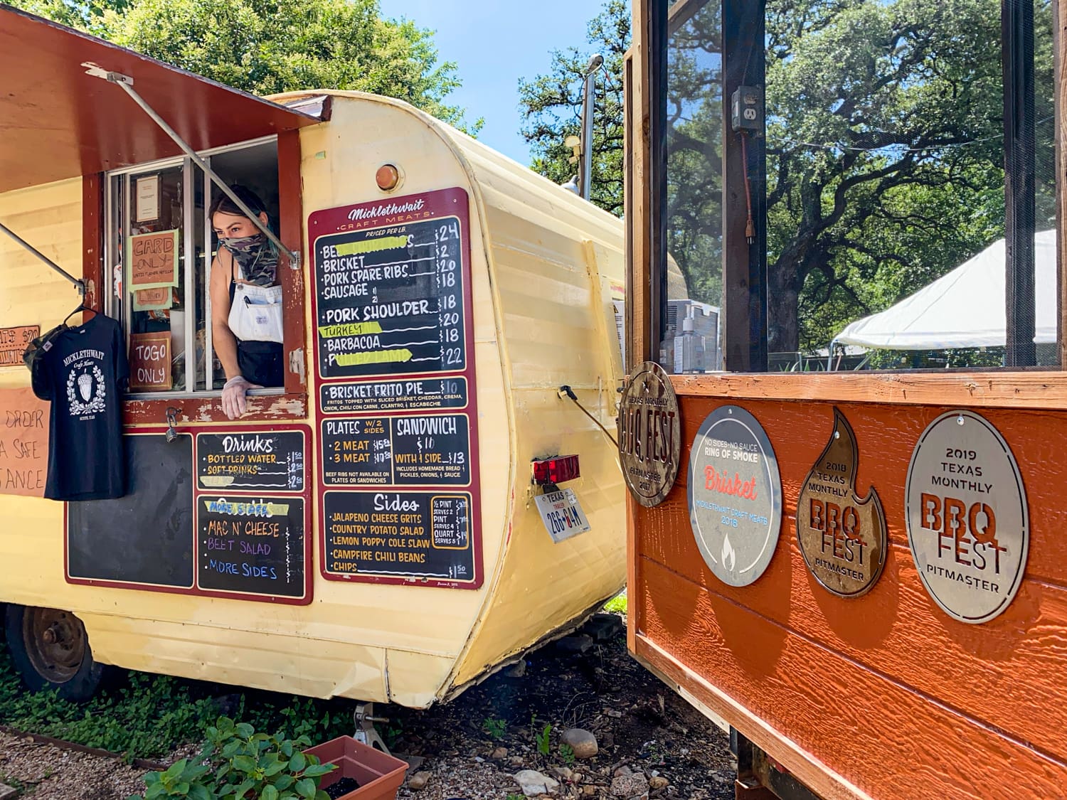 Micklethwait Craft Meats BBQ truck in East Austin