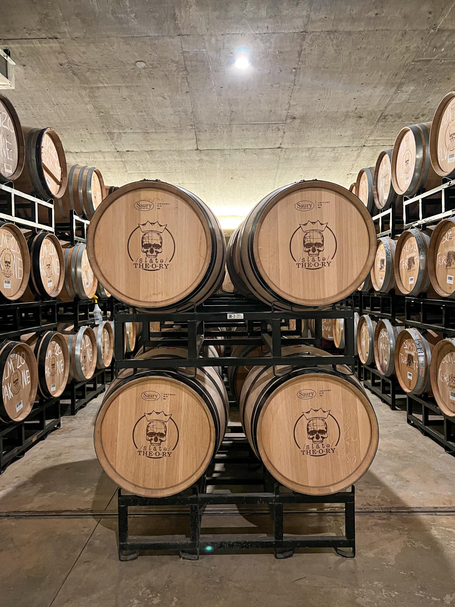 Wine barrels