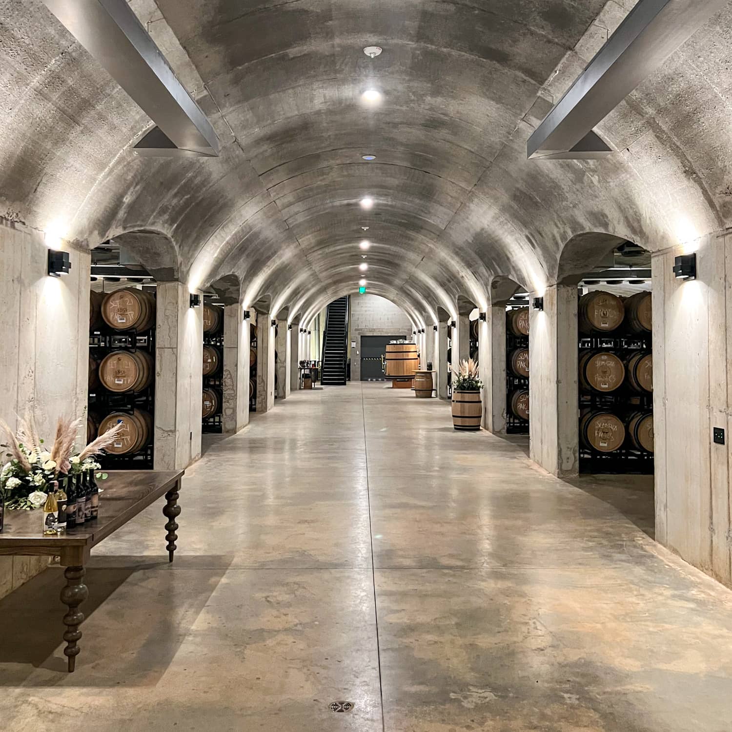 Slate Theory's wine cave