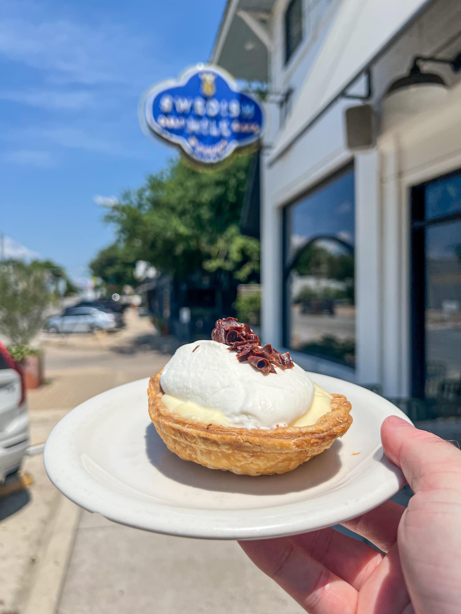 Banana cream pie at Swedish Hill